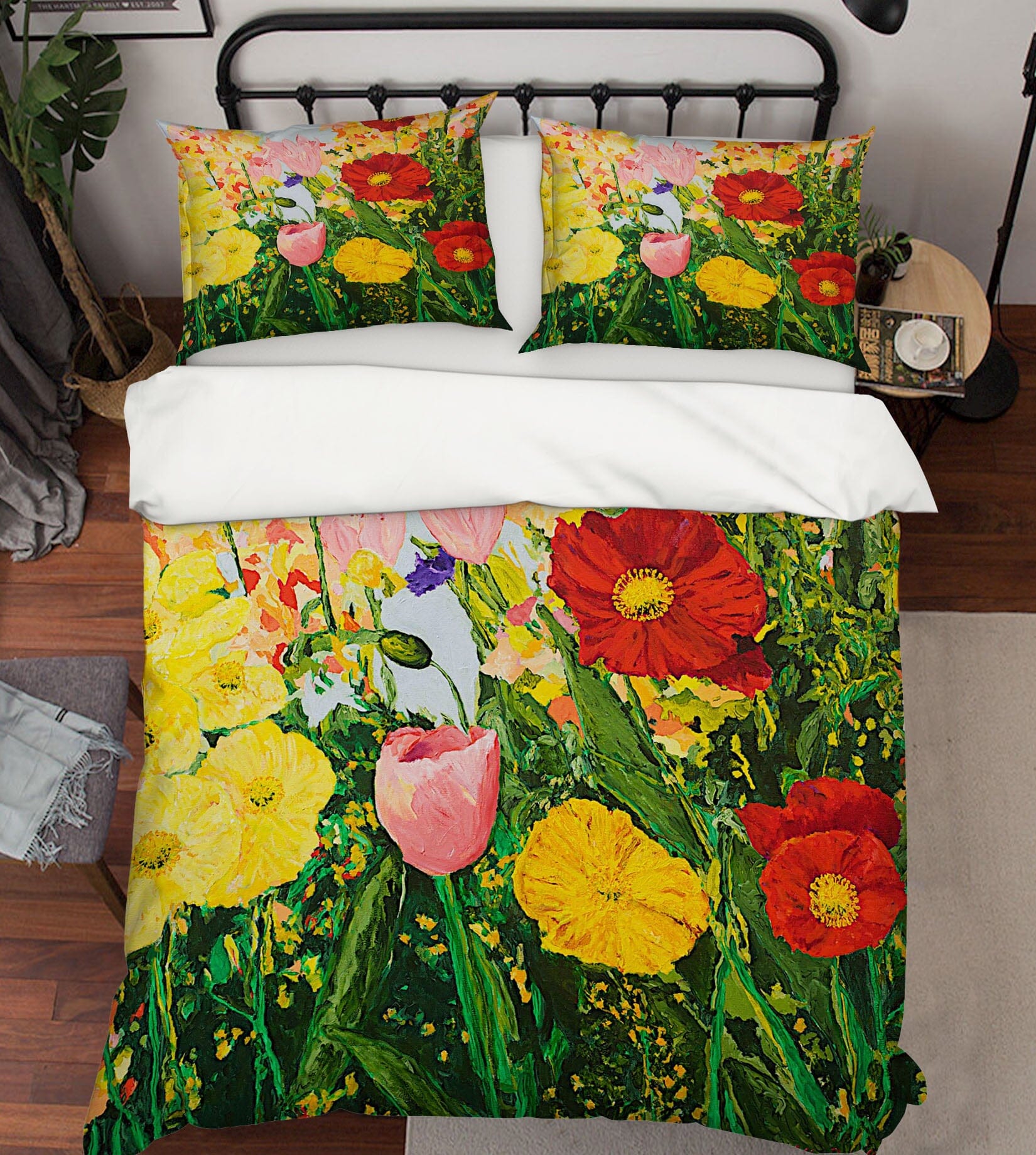 3D Flower Growth 1039 Allan P. Friedlander Bedding Bed Pillowcases Quilt Quiet Covers AJ Creativity Home