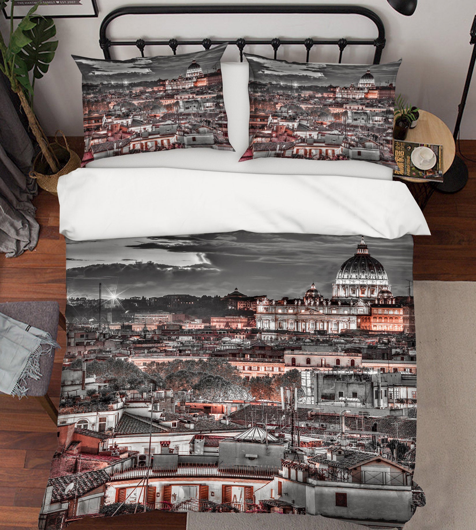 3D Light Building 8620 Assaf Frank Bedding Bed Pillowcases Quilt