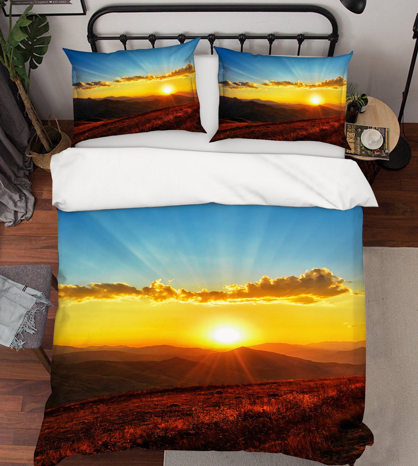 3D Sun 19195 Bed Pillowcases Quilt