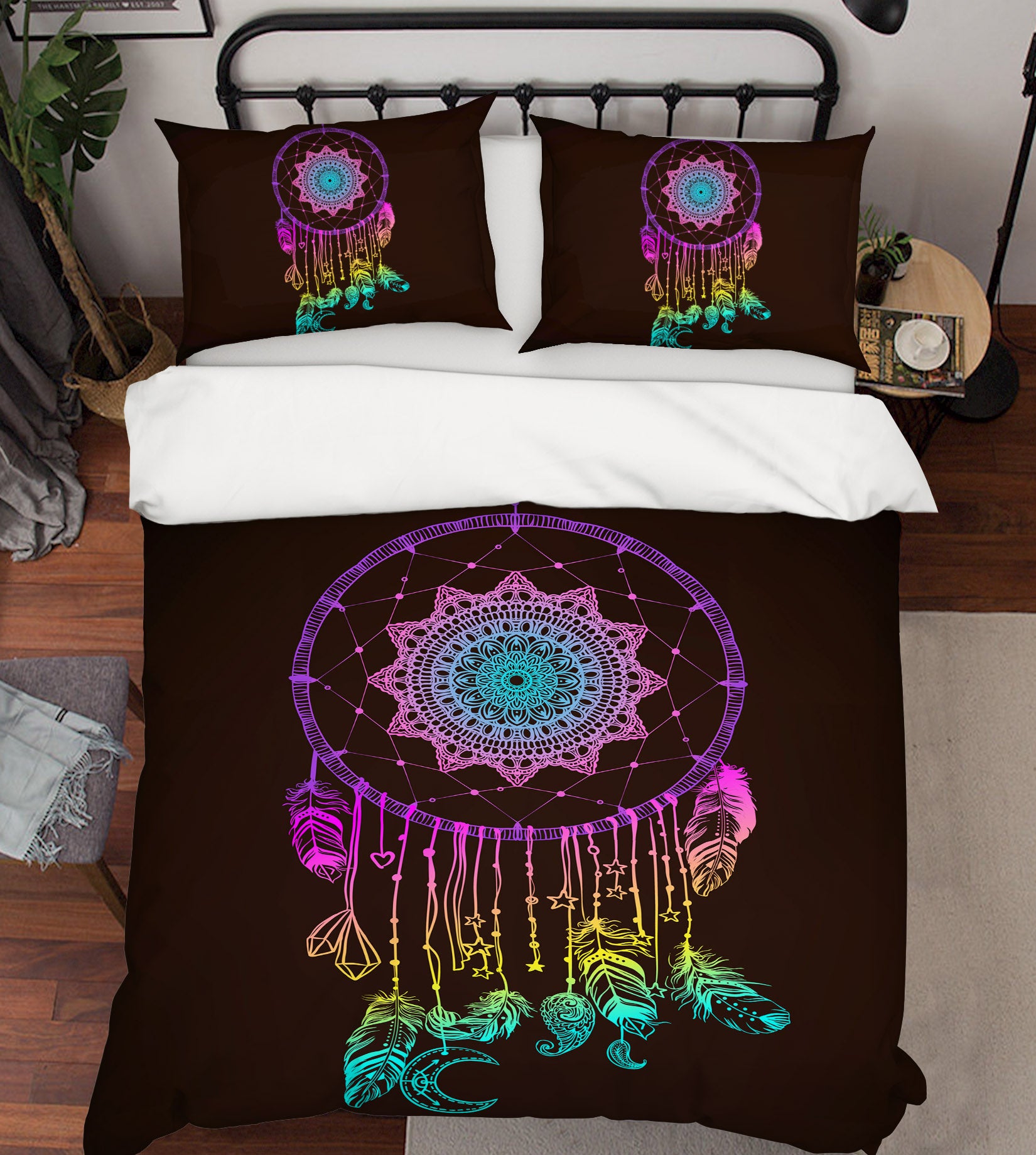 3D Color Dream Catcher 15023 Bed Pillowcases Quilt