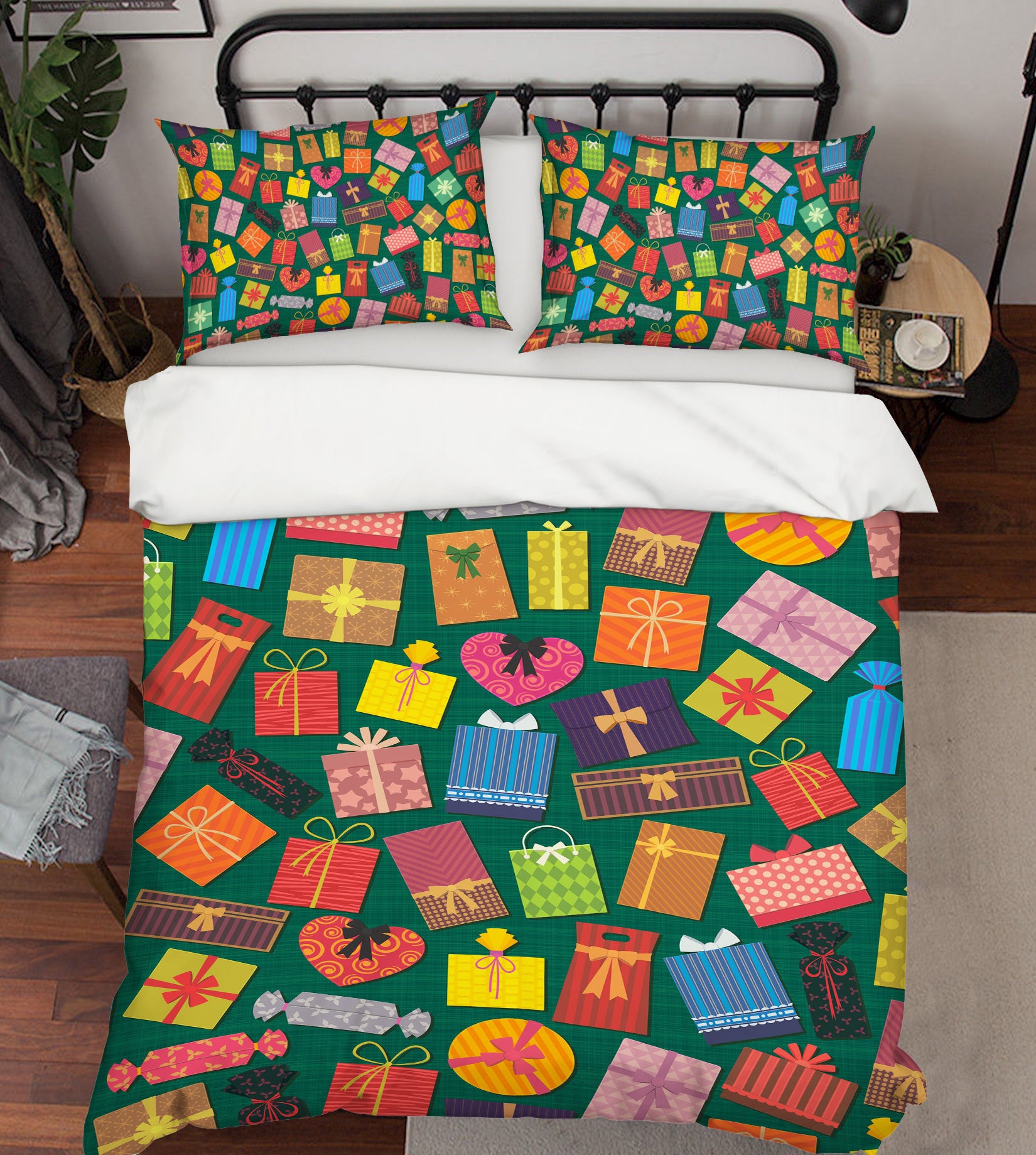 3D Gift Boxes 13117 Bed Pillowcases Quilt