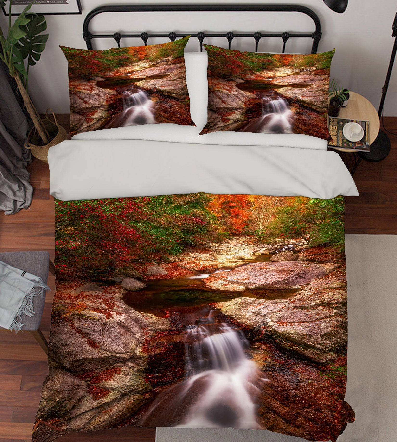 3D Stone Water 16184 Bed Pillowcases Quilt