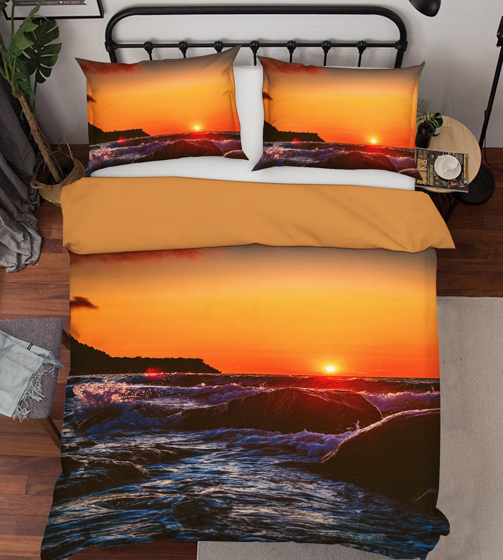 3D Reef Sea Tide 16068 Bed Pillowcases Quilt