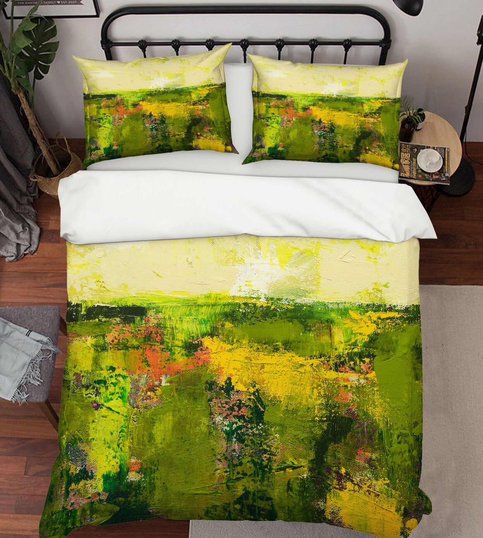 3D Green Meadow 1101 Allan P. Friedlander Bedding Bed Pillowcases Quilt Quiet Covers AJ Creativity Home