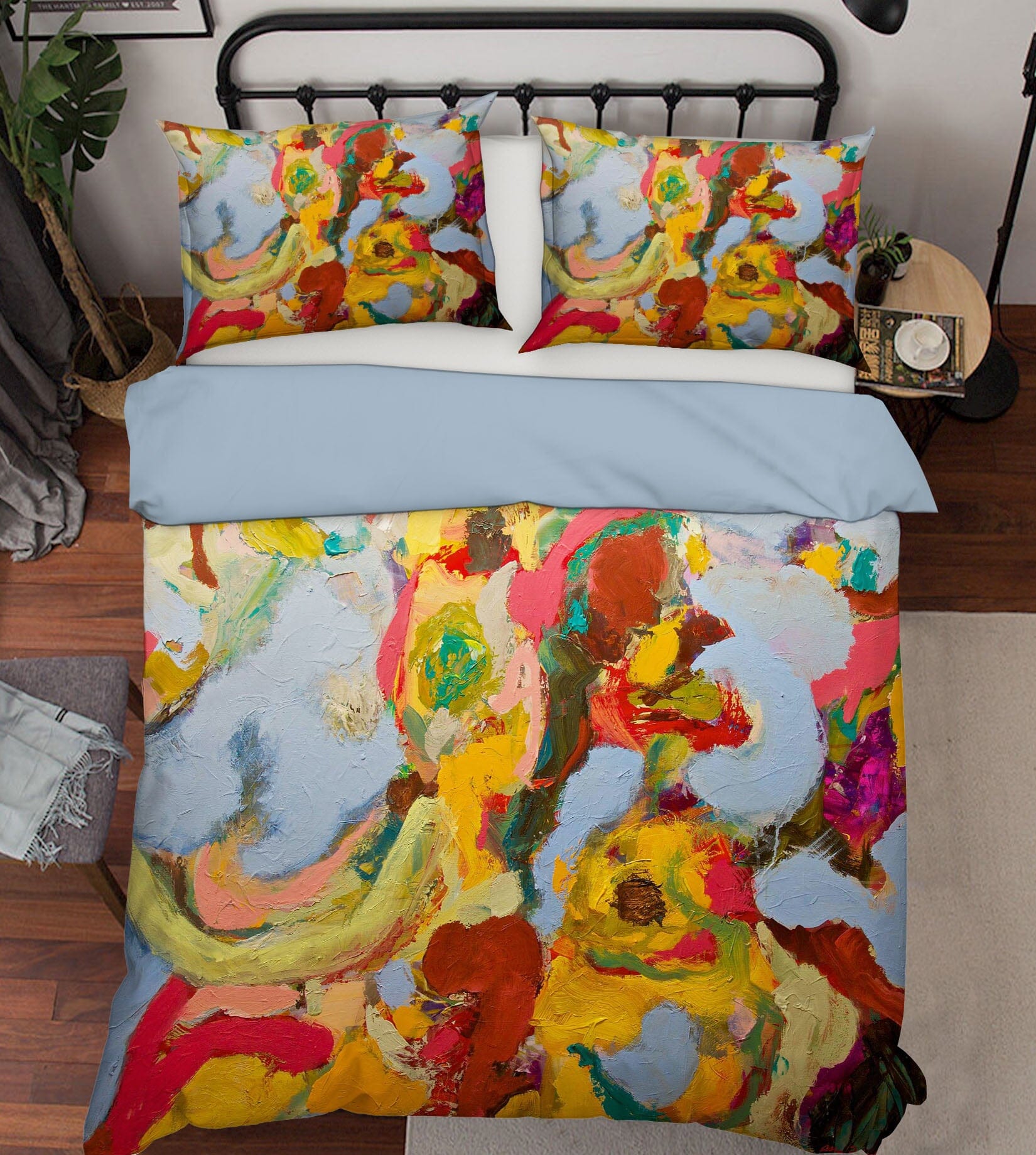 3D Flower Season 1067 Allan P. Friedlander Bedding Bed Pillowcases Quilt Quiet Covers AJ Creativity Home