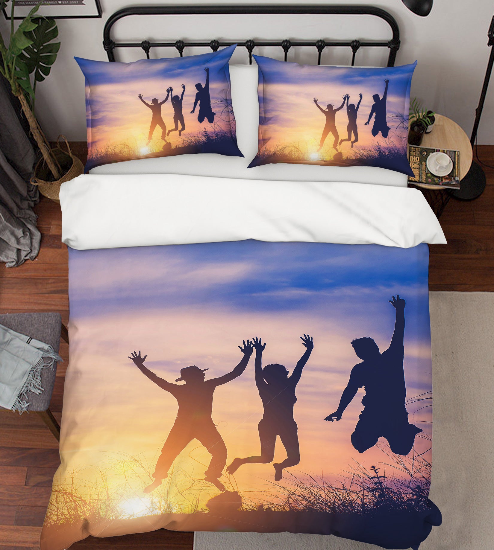 3D Jump 14162 Bed Pillowcases Quilt