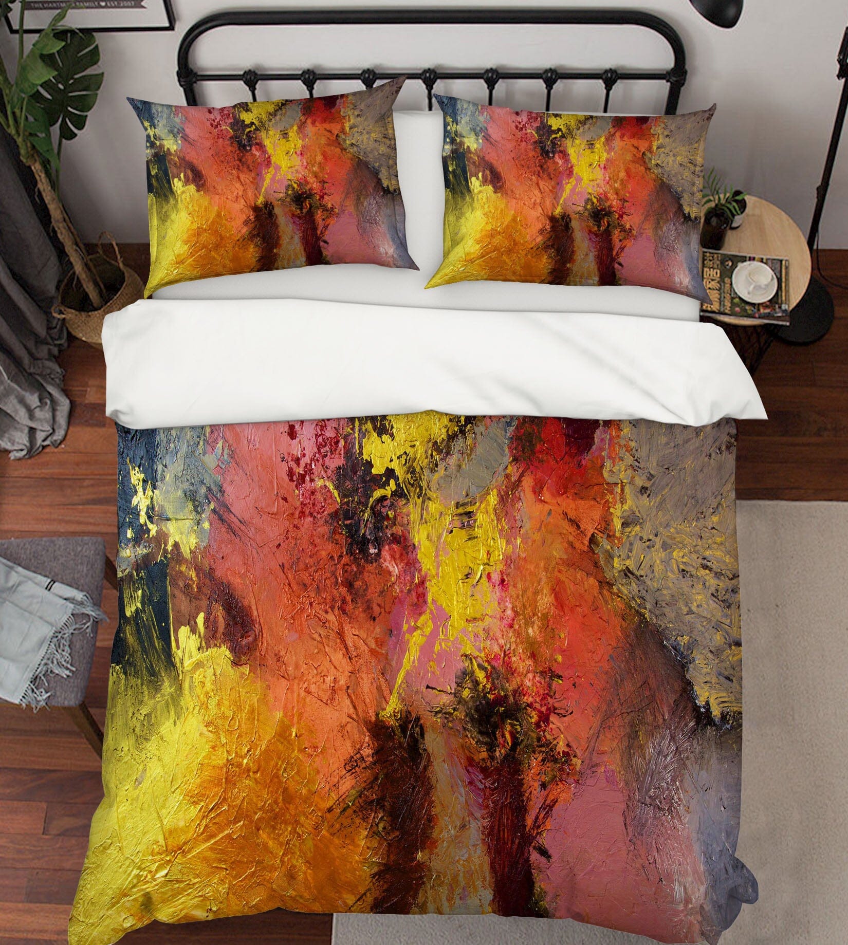 3D Fire Pattern 1093 Allan P. Friedlander Bedding Bed Pillowcases Quilt Quiet Covers AJ Creativity Home