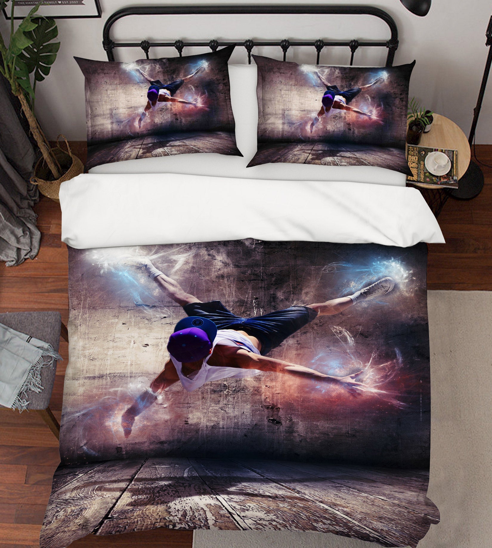 3D Action 14195 Bed Pillowcases Quilt