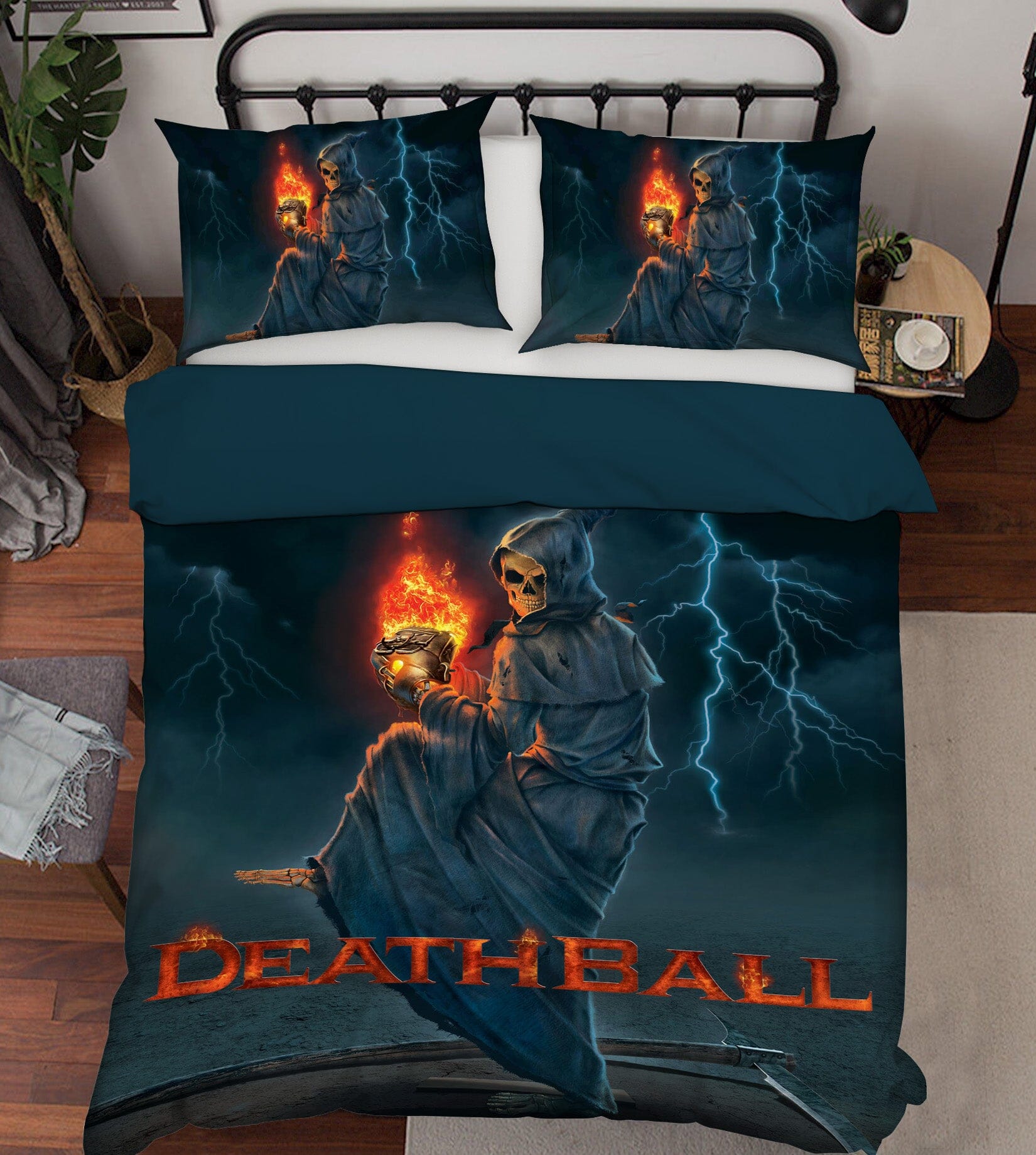 3D Death Ball 036 Bed Pillowcases Quilt Exclusive Designer Vincent Quiet Covers AJ Creativity Home