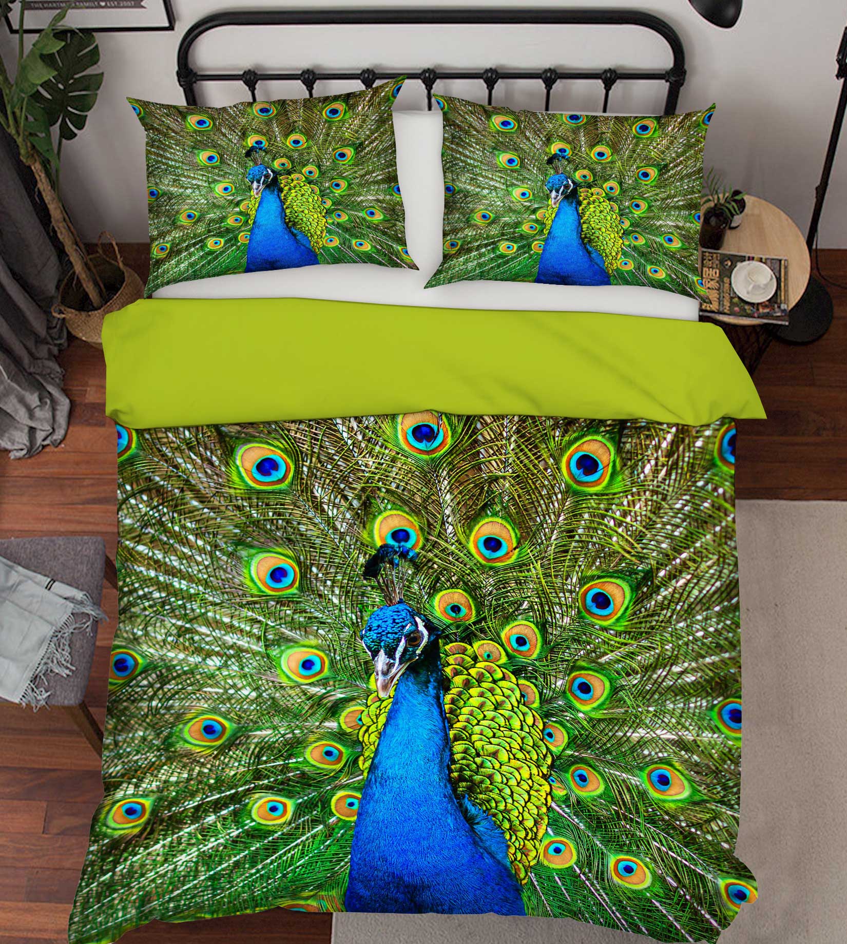 3D Peacock 60025 Bed Pillowcases Quilt