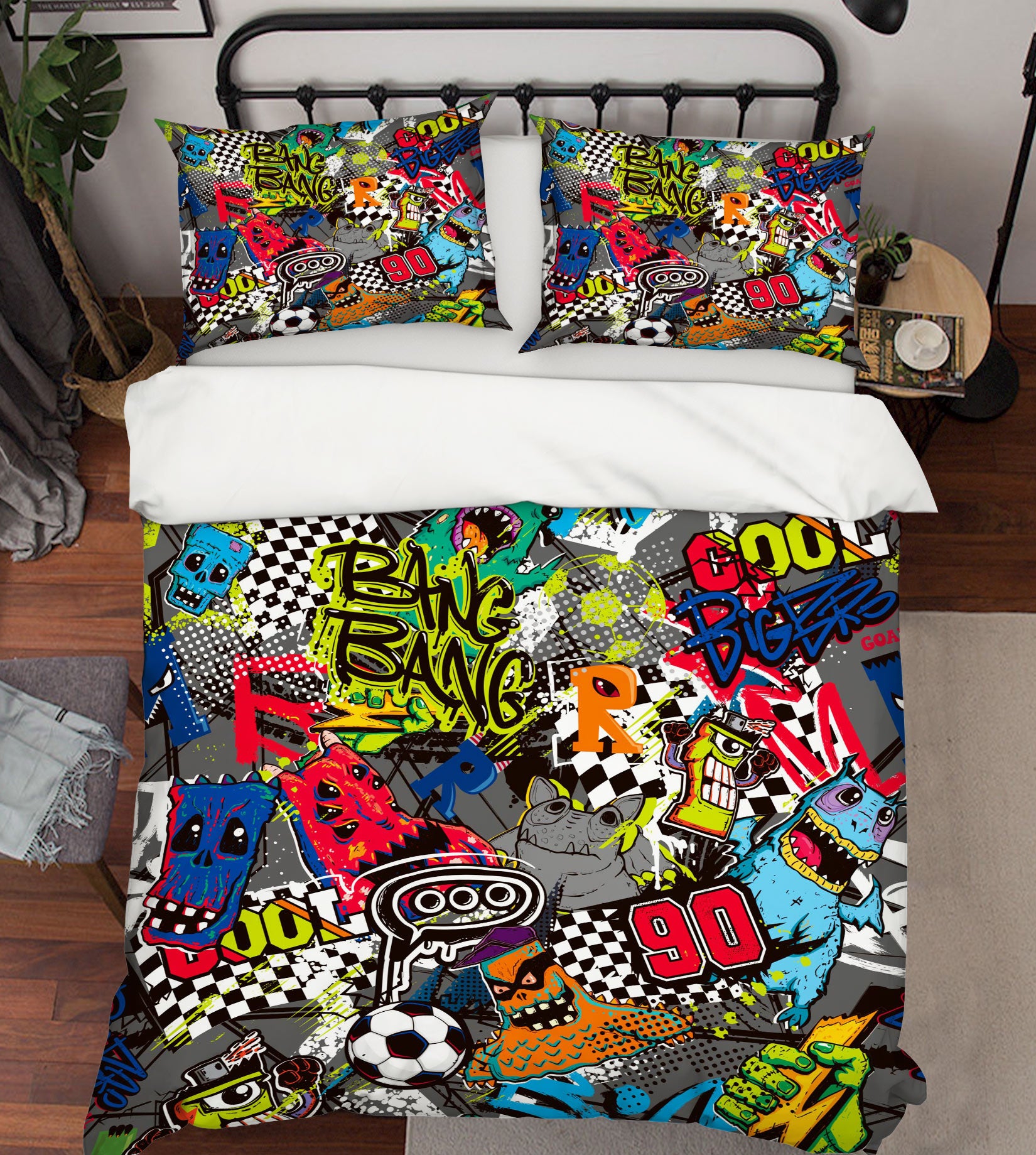 3D Ball Pattern 14186 Bed Pillowcases Quilt