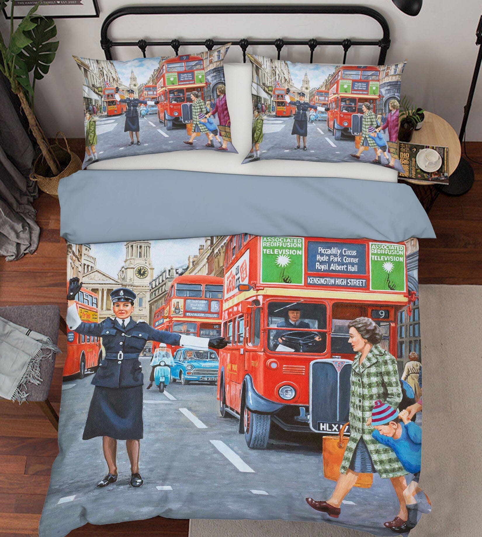 3D WPC On Ludgate Hill 2078 Trevor Mitchell bedding Bed Pillowcases Quilt Quiet Covers AJ Creativity Home