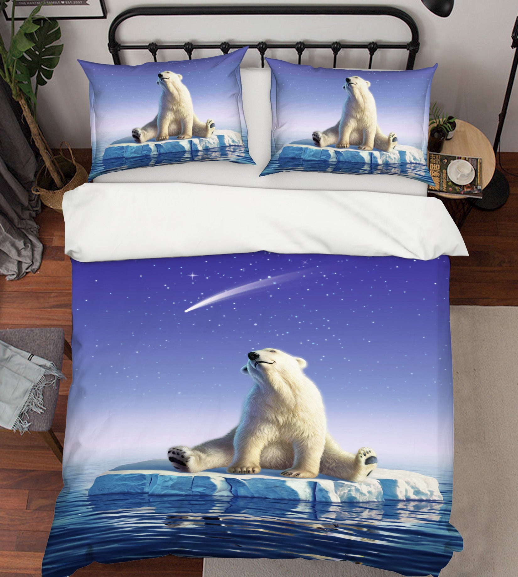 3D Polar Bear 86043 Jerry LoFaro bedding Bed Pillowcases Quilt