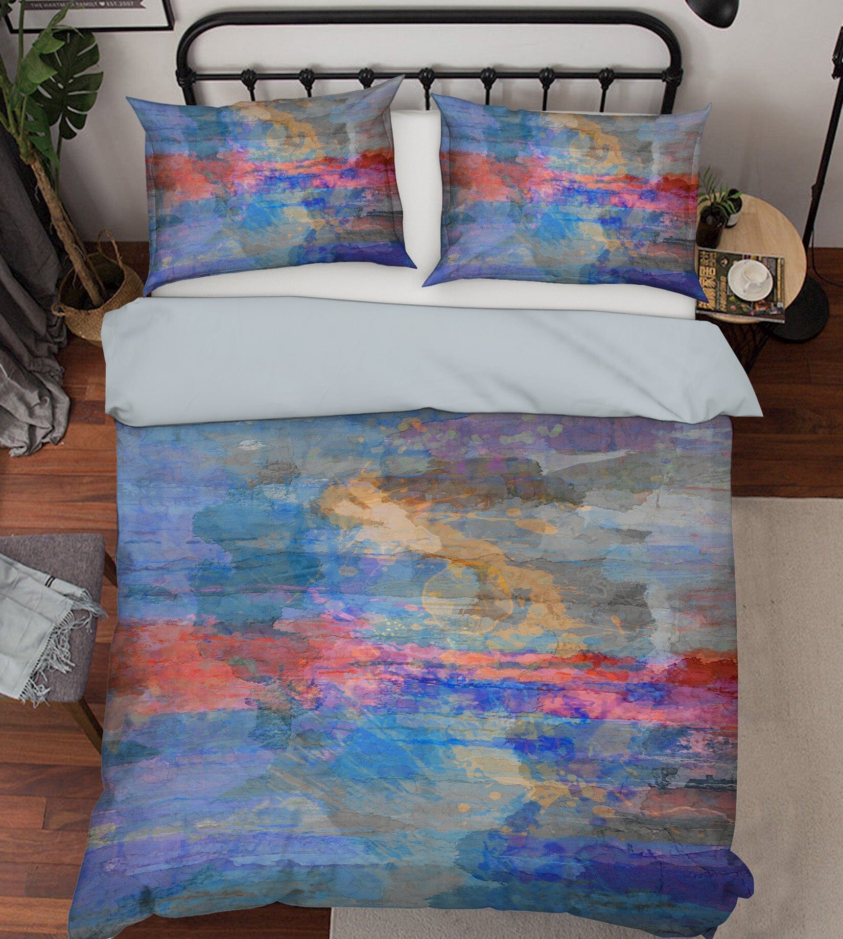 3D Blue Painting 1030 Michael Tienhaara Bedding Bed Pillowcases Quilt Quiet Covers AJ Creativity Home