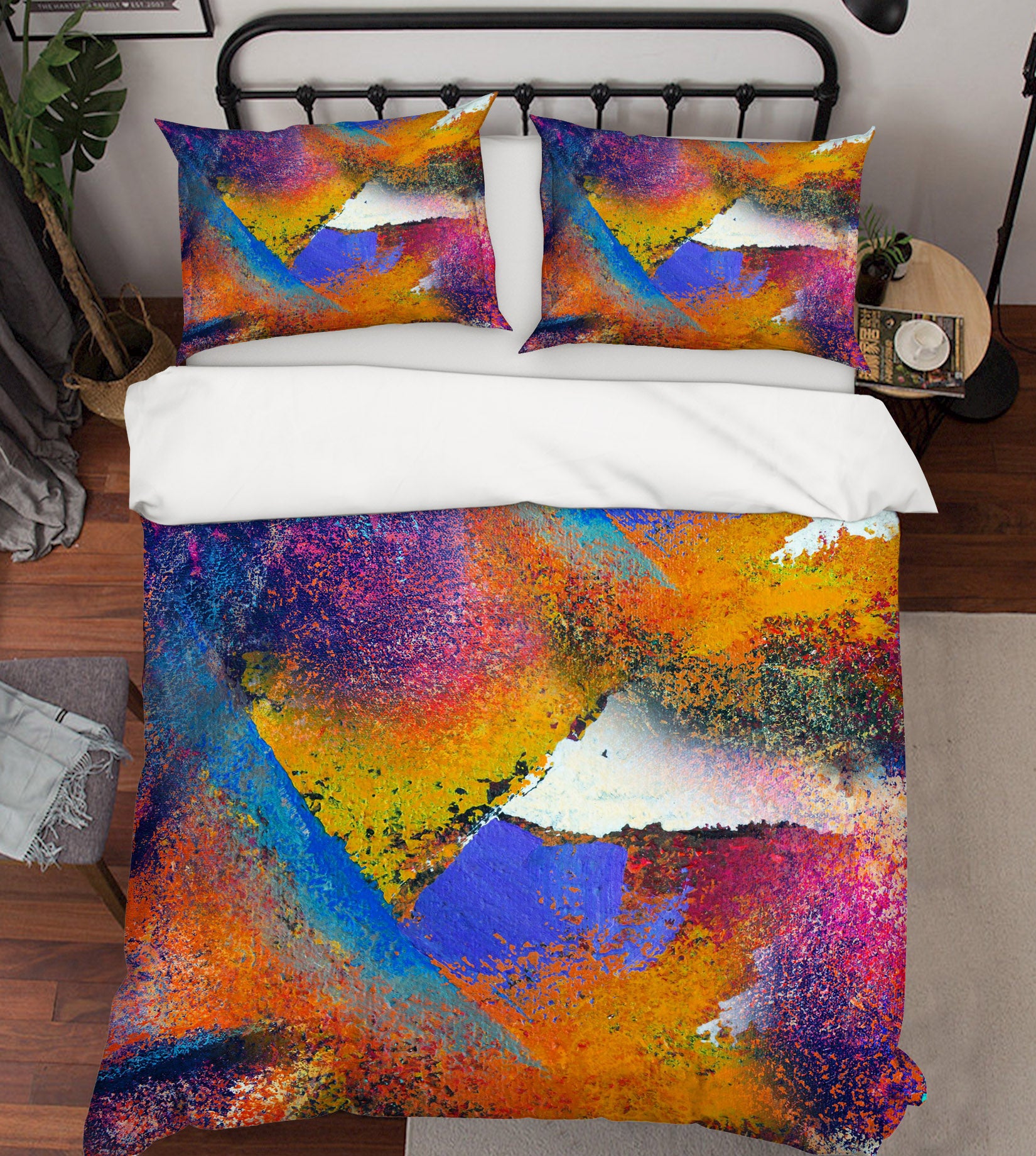 3D Color Pattern 60239 Bed Pillowcases Quilt
