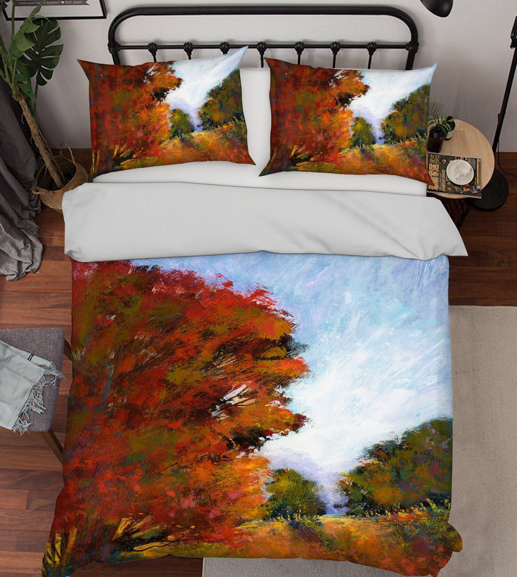 3D Autumn Painting 1011 Michael Tienhaara Bedding Bed Pillowcases Quilt