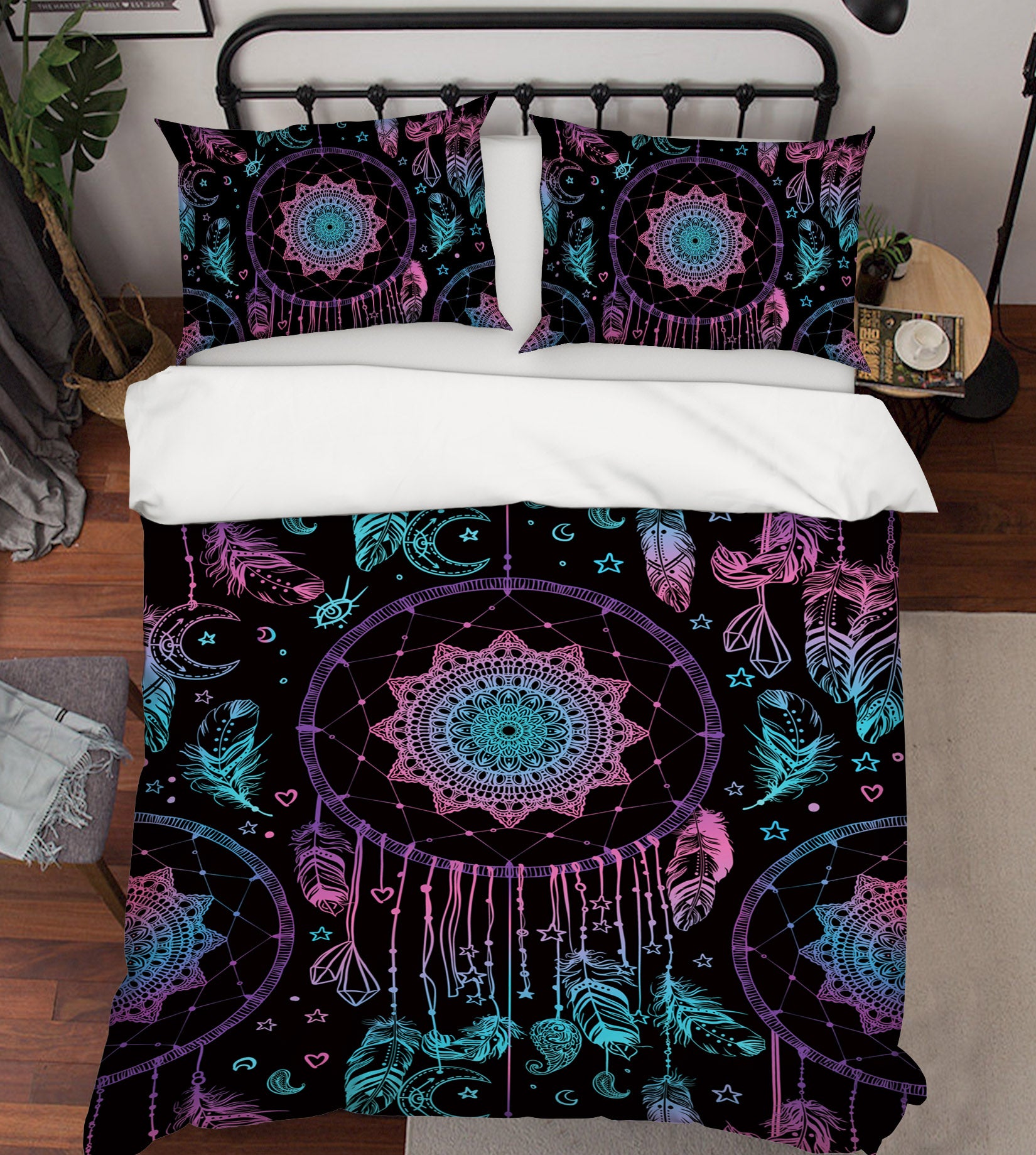 3D Dream Catcher Pattern 15039 Bed Pillowcases Quilt