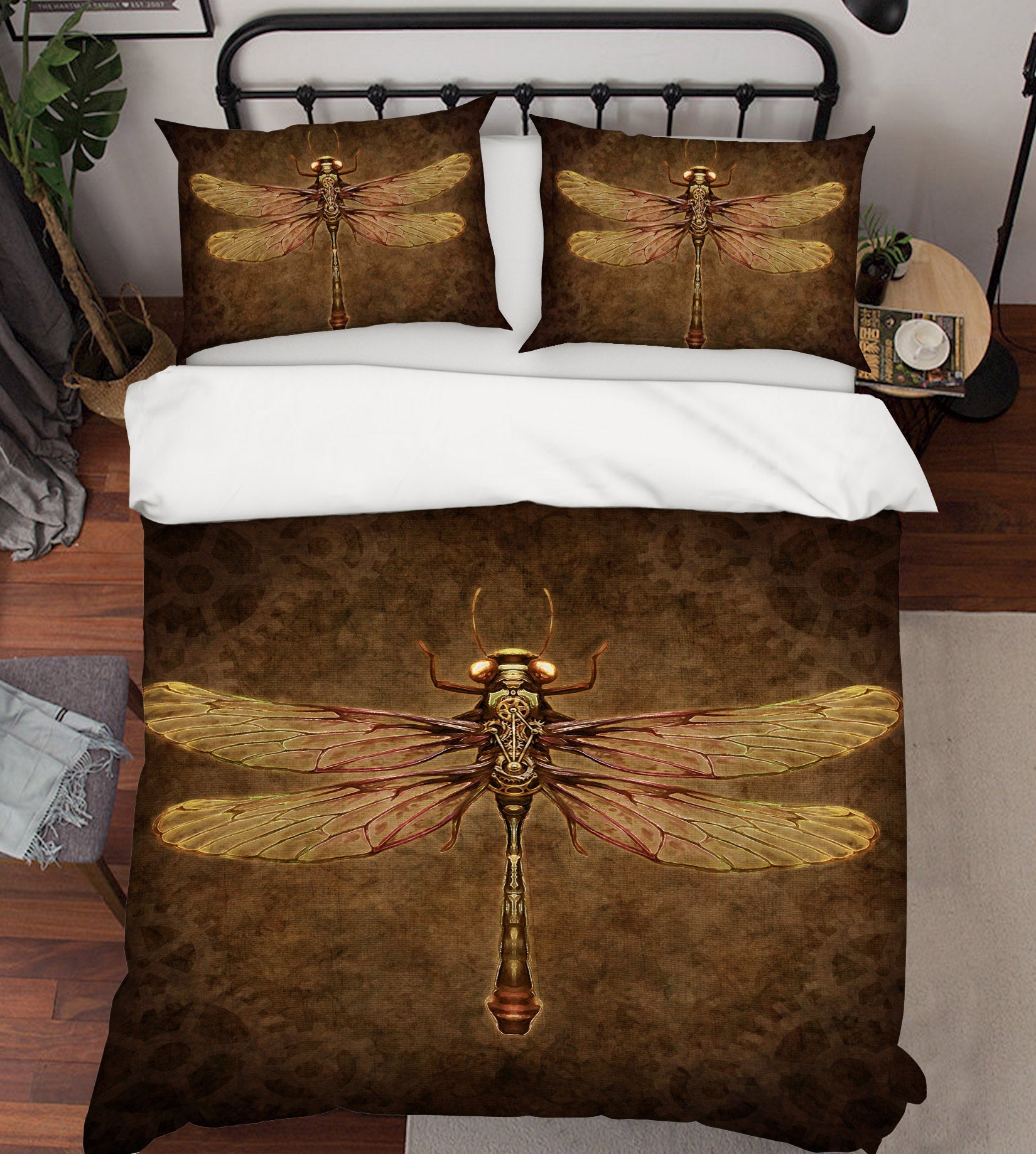 3D Insect Dragonfly 8813 Brigid Ashwood Bedding Bed Pillowcases Quilt Cover Duvet Cover