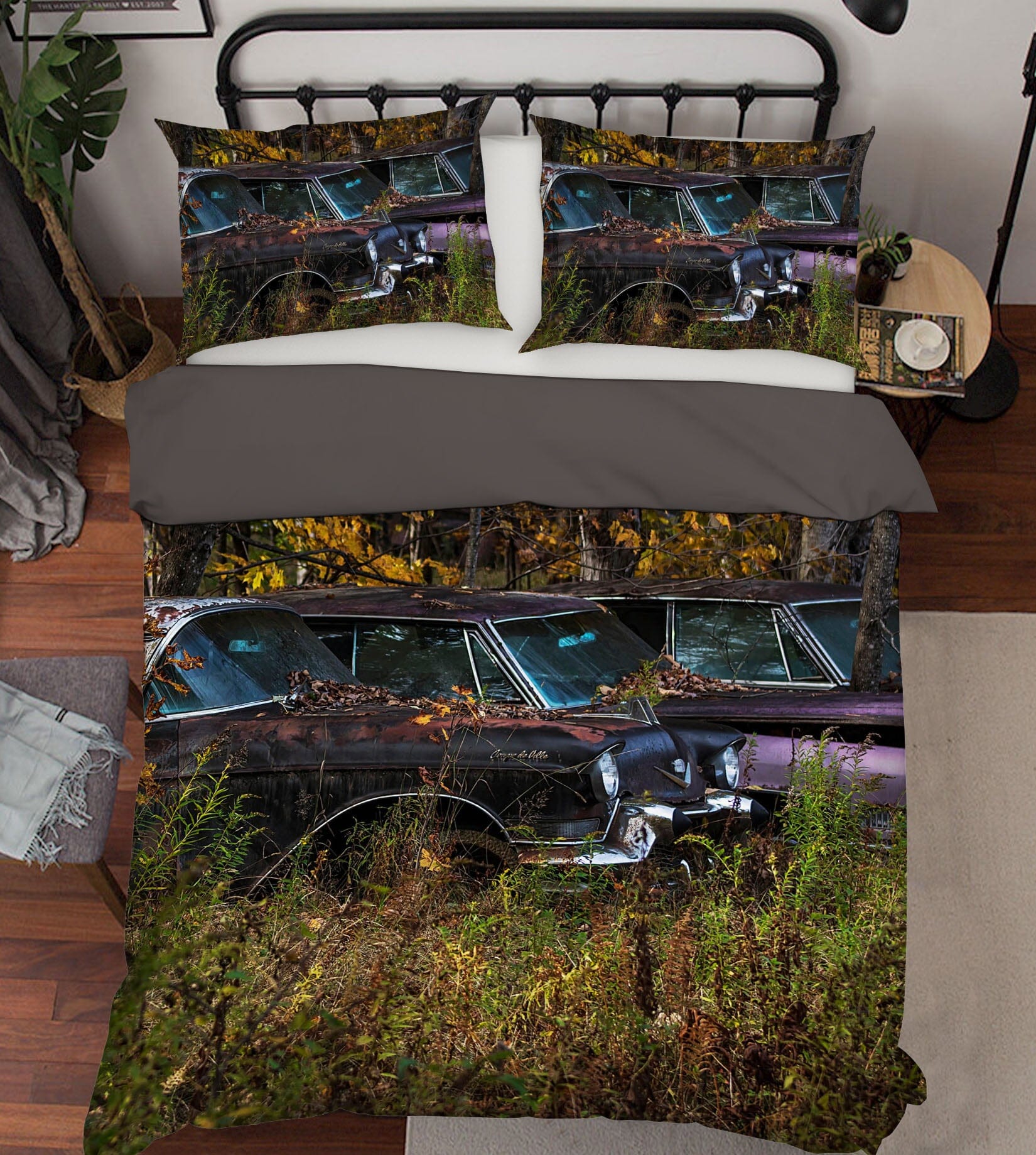 3D Cadillac Dreams 1003 Jerry LoFaro bedding Bed Pillowcases Quilt Quiet Covers AJ Creativity Home