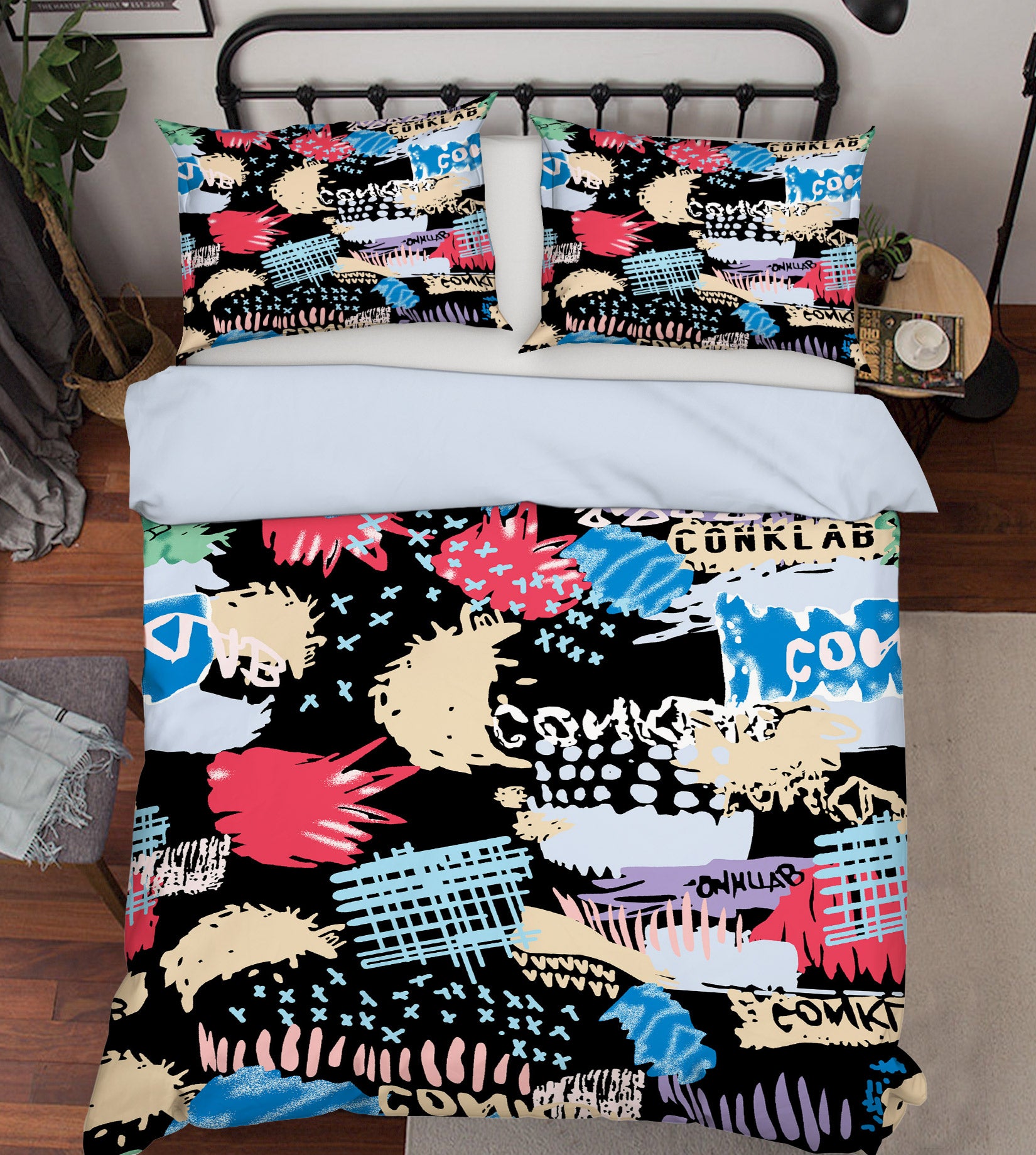 3D Color Patch 59201 Bed Pillowcases Quilt
