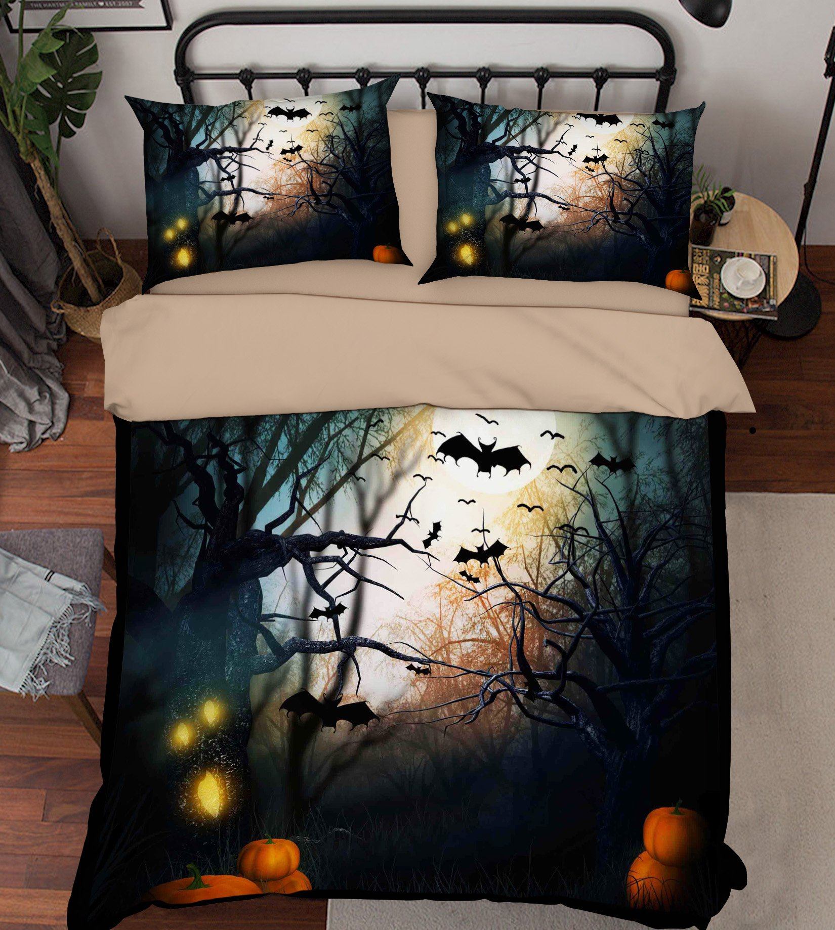 3D Bloodsucking Bat 122 Bed Pillowcases Quilt Wallpaper AJ Wallpaper
