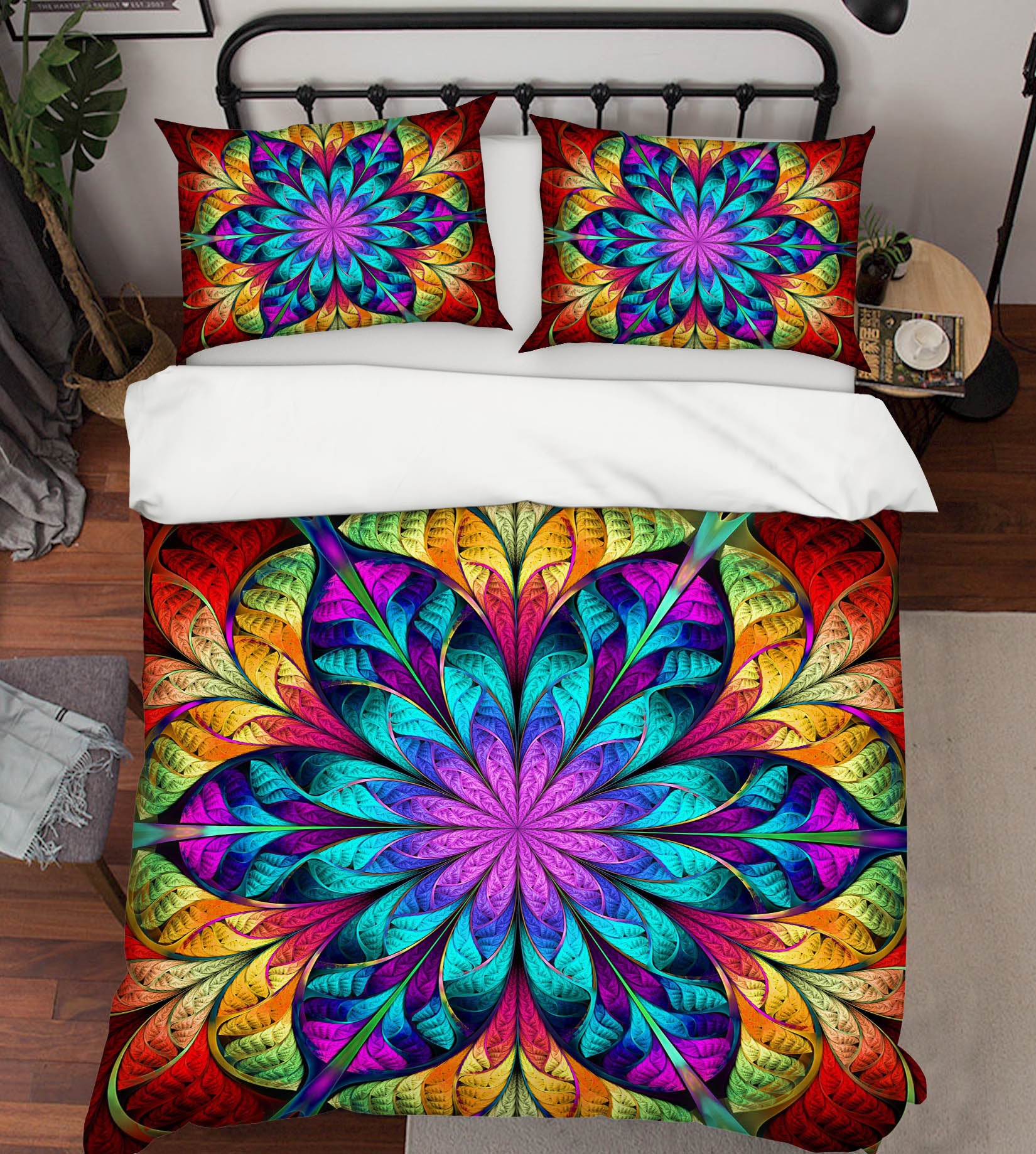 3D Pattern 60156 Bed Pillowcases Quilt