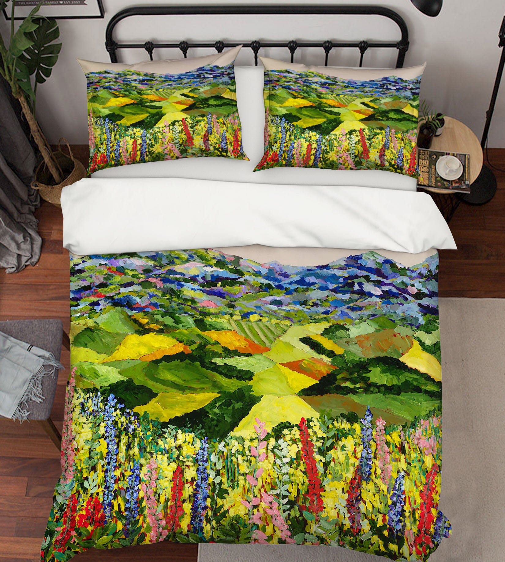 3D Hanada Hillside 1019 Allan P. Friedlander Bedding Bed Pillowcases Quilt Quiet Covers AJ Creativity Home