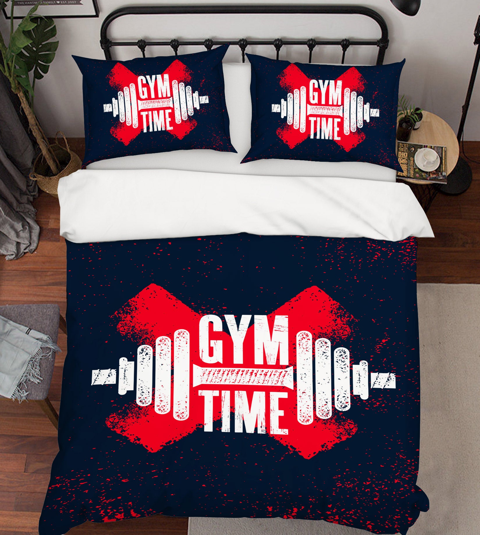 3D Alphabet Dumbbells 14177 Bed Pillowcases Quilt