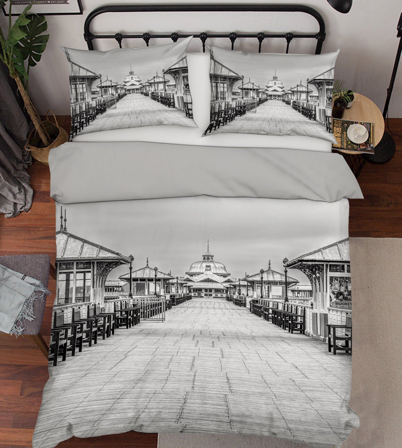 3D Landudno Pier 1037 Assaf Frank Bedding Bed Pillowcases Quilt Quiet Covers AJ Creativity Home