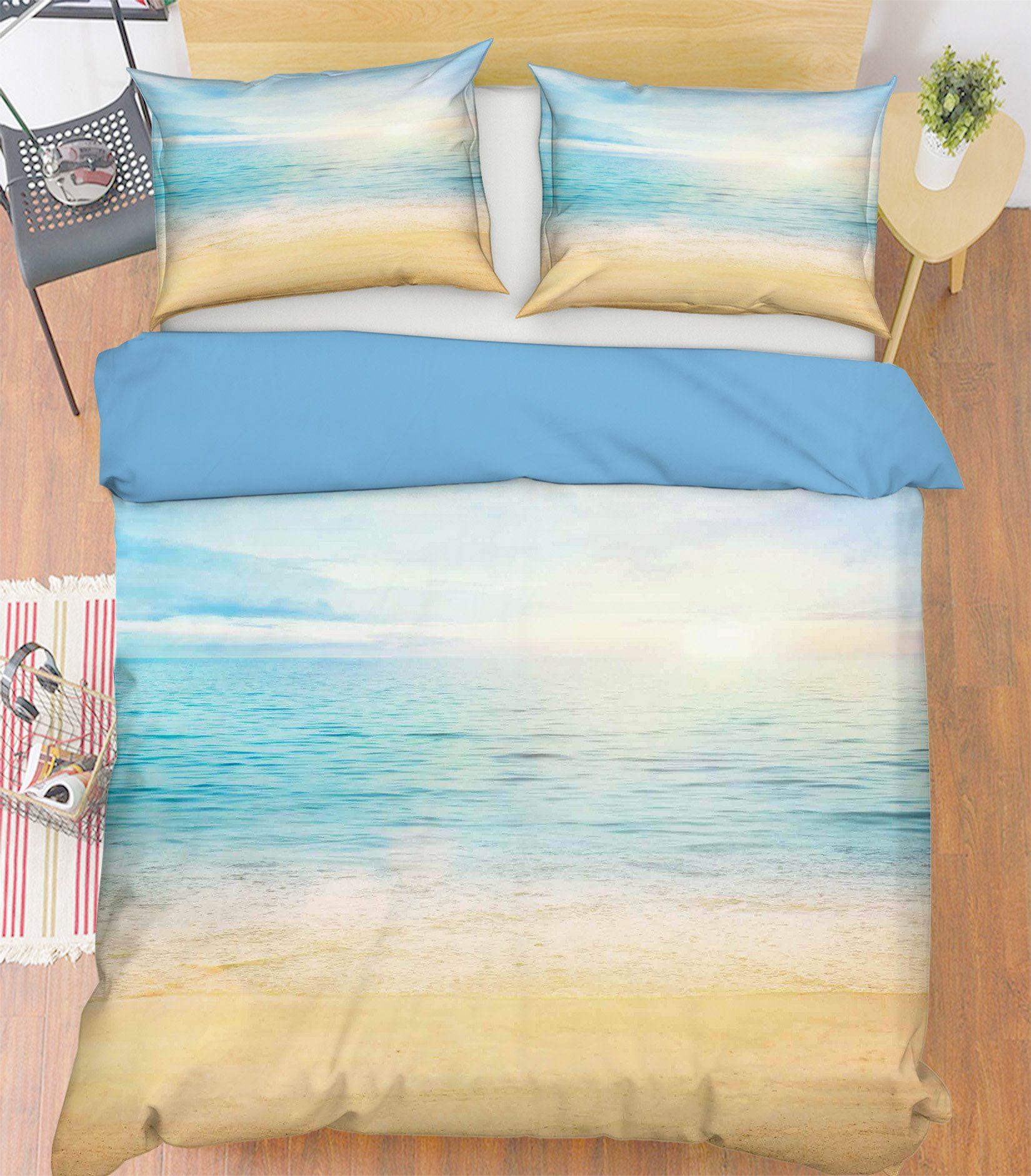 3D Sunshine Sea 020 Bed Pillowcases Quilt Wallpaper AJ Wallpaper