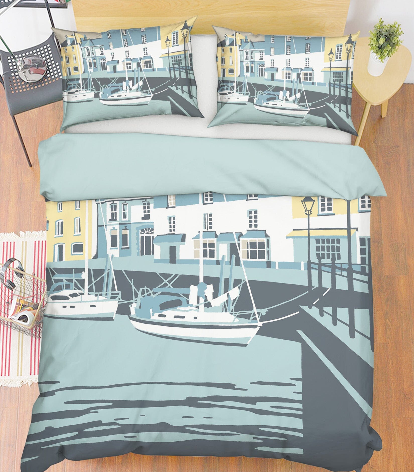3D Padstow 2035 Steve Read Bedding Bed Pillowcases Quilt Quiet Covers AJ Creativity Home