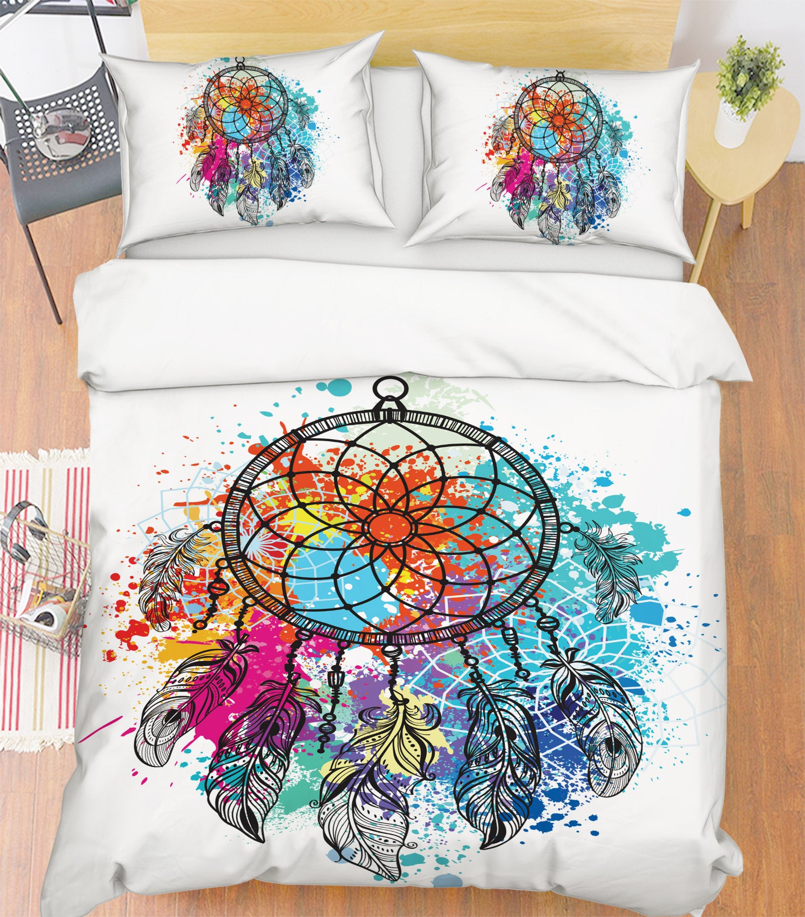 3D Color Dream Catcher 15011 Bed Pillowcases Quilt