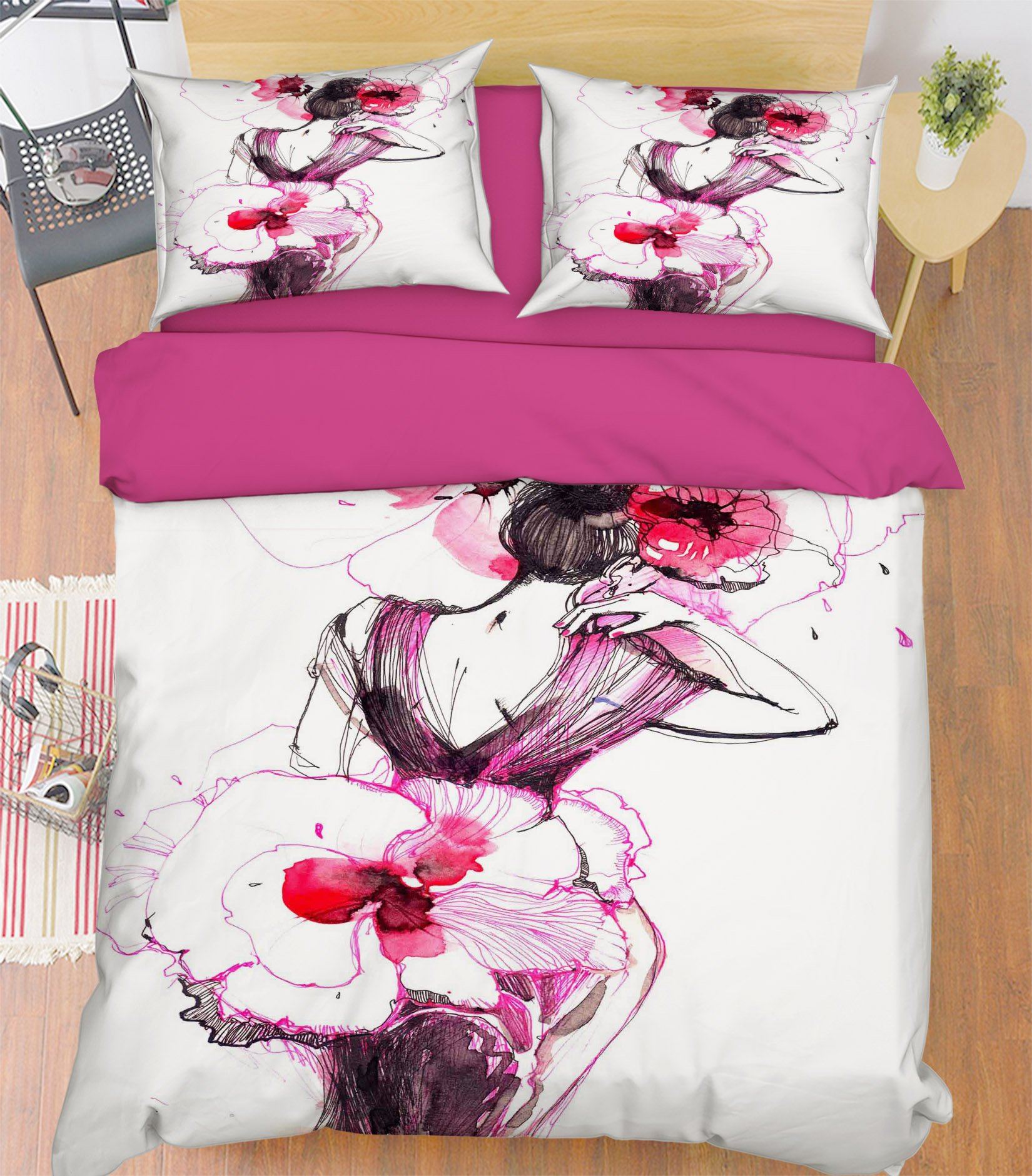 3D Design Model 288 Bed Pillowcases Quilt Wallpaper AJ Wallpaper