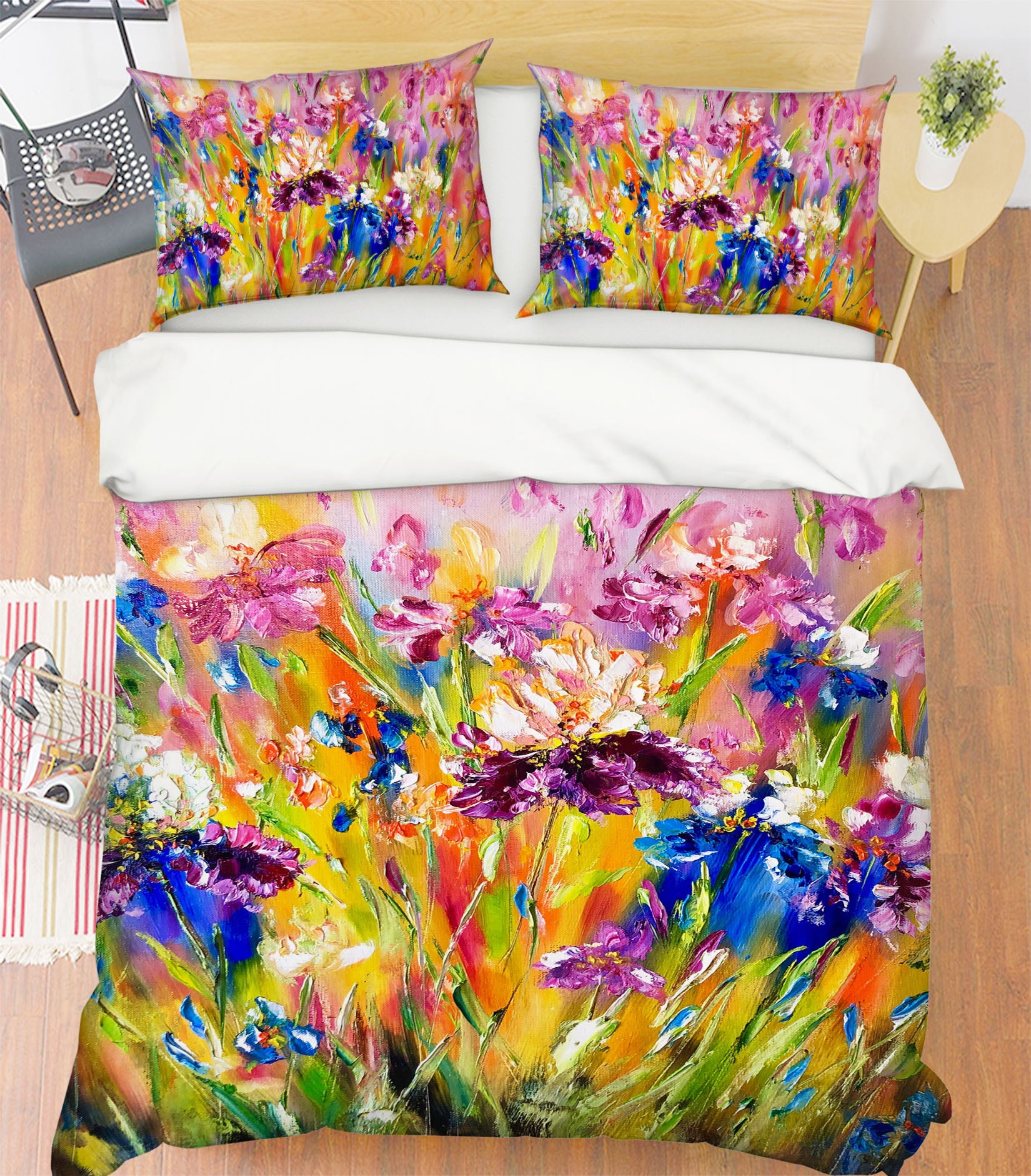3D Watercolor Bouquet 570 Skromova Marina Bedding Bed Pillowcases Quilt