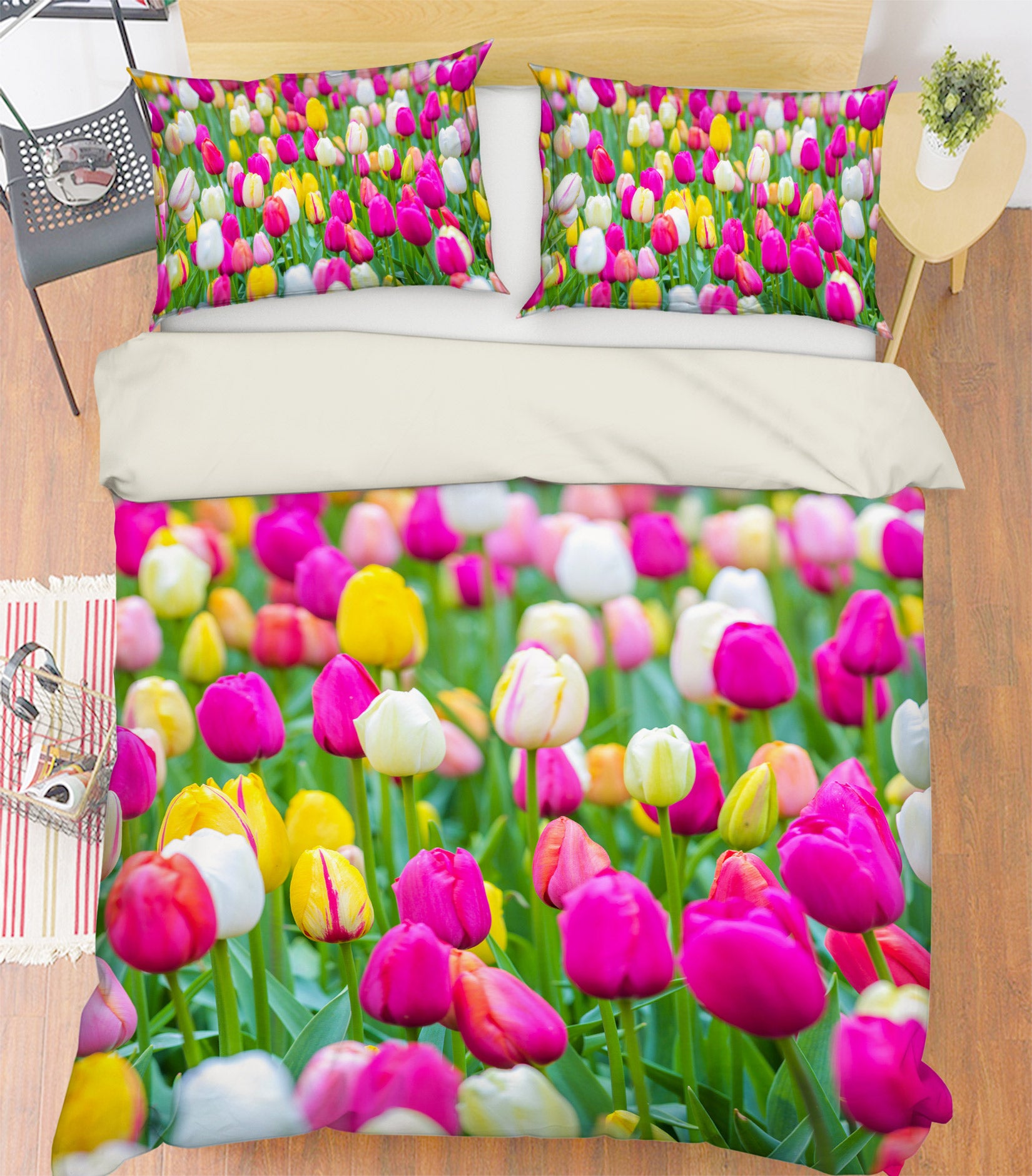 3D Tulip Garden 6925 Assaf Frank Bedding Bed Pillowcases Quilt Cover Duvet Cover