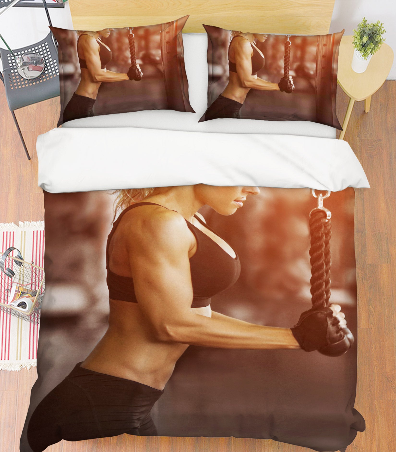 3D Fitness 14147 Bed Pillowcases Quilt