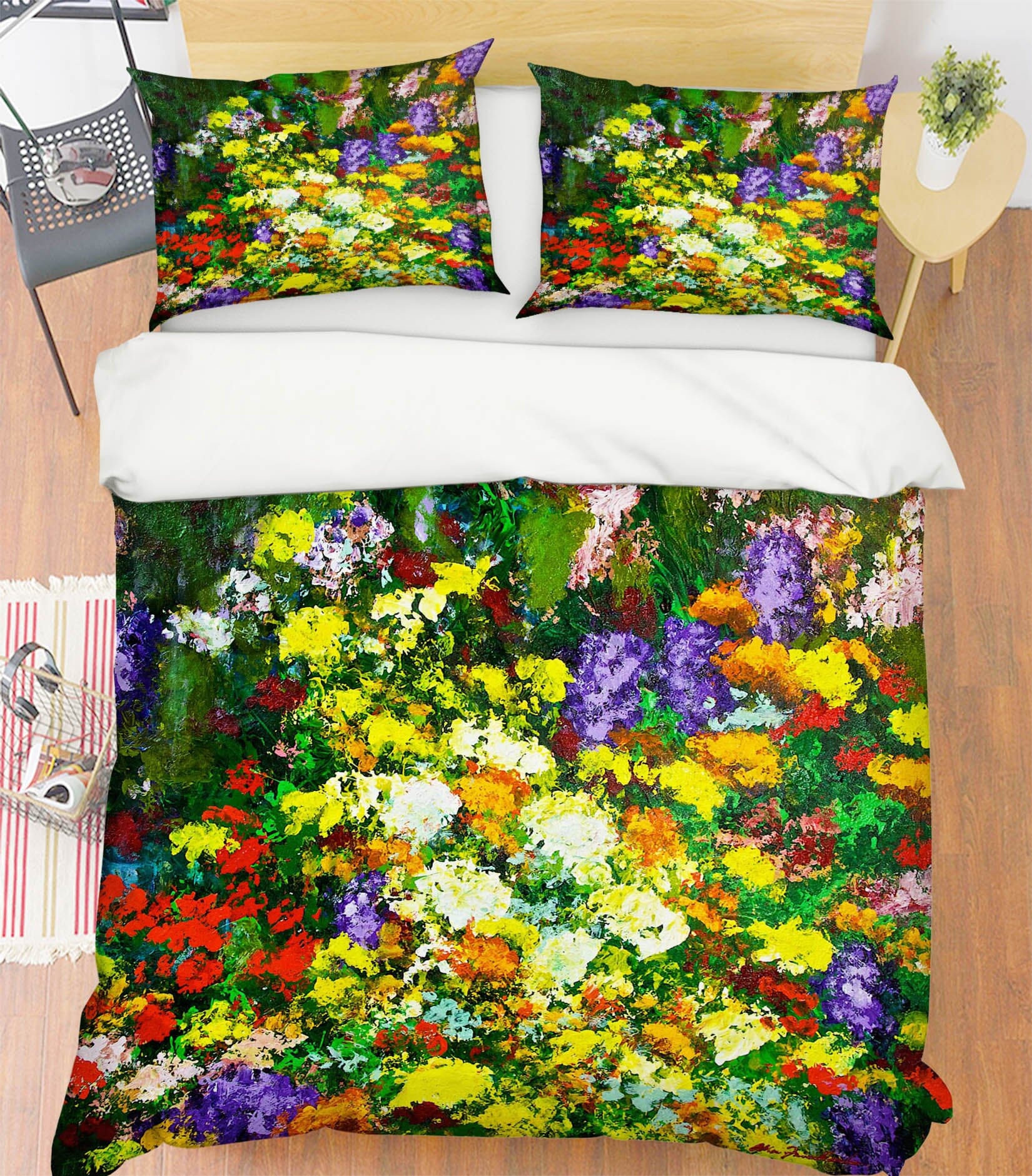 3D Canyon Flower 1077 Allan P. Friedlander Bedding Bed Pillowcases Quilt Quiet Covers AJ Creativity Home