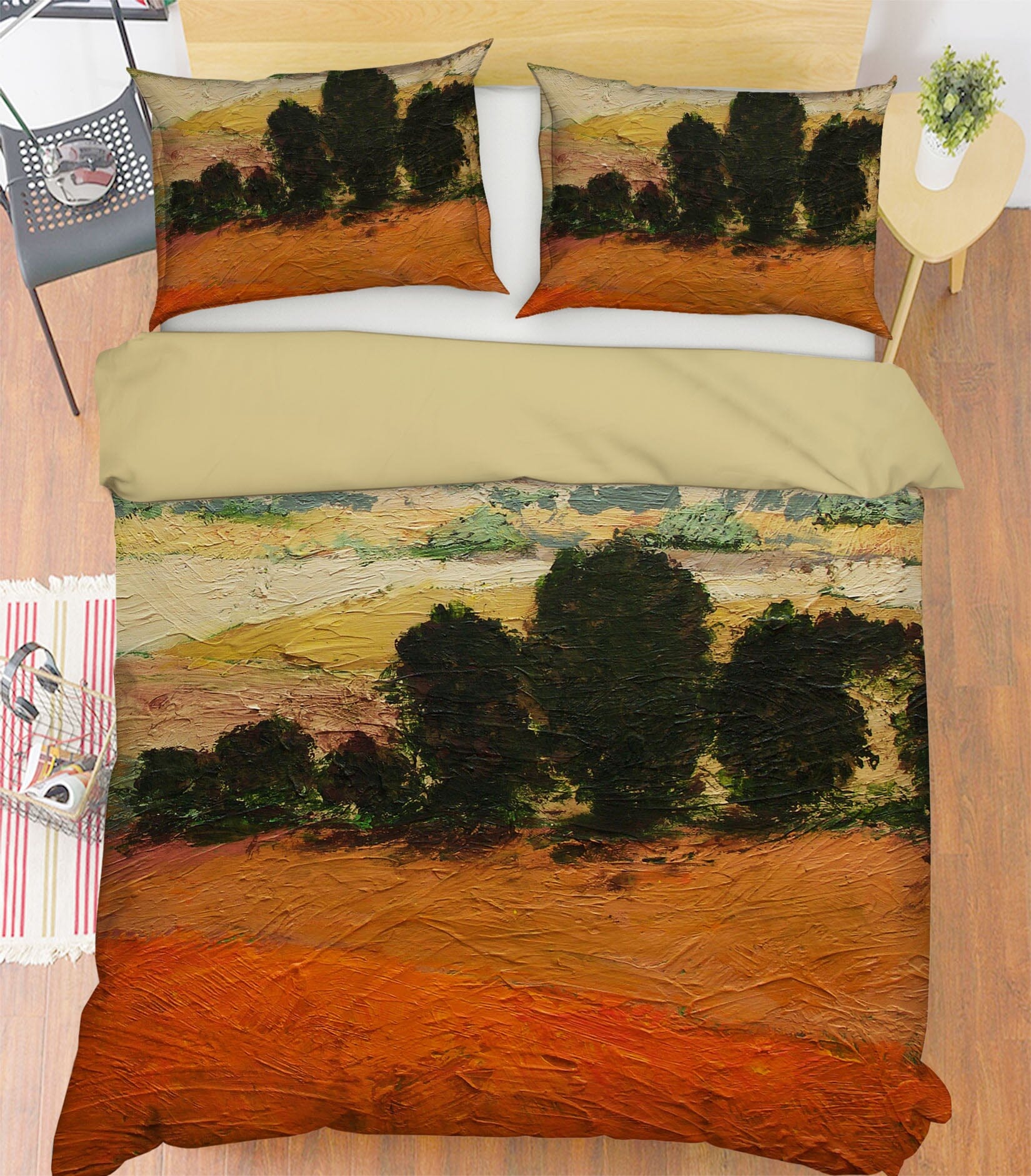 3D Prairie Tree 115 Allan P. Friedlander Bedding Bed Pillowcases Quilt Quiet Covers AJ Creativity Home