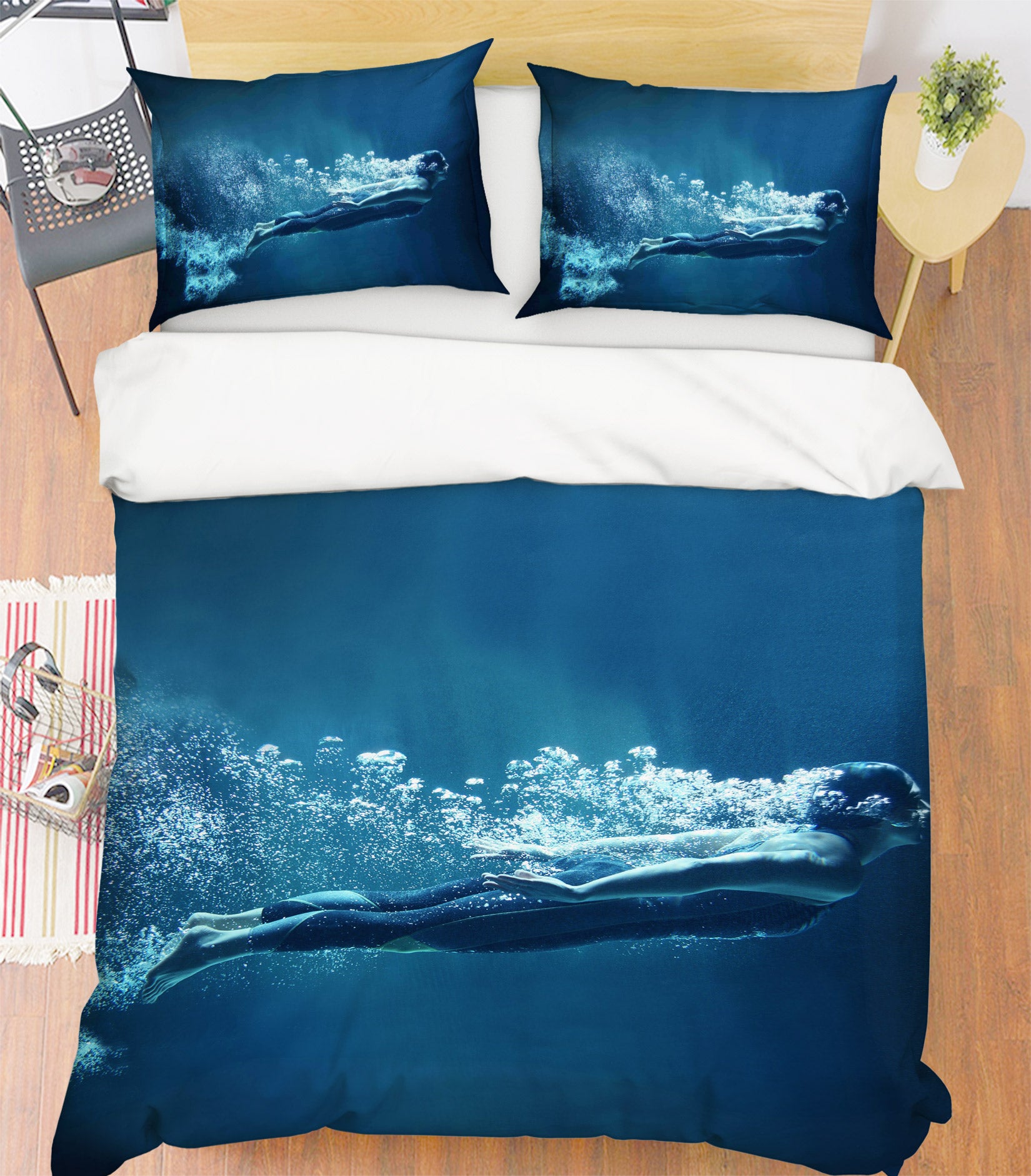 3D Swim 14130 Bed Pillowcases Quilt