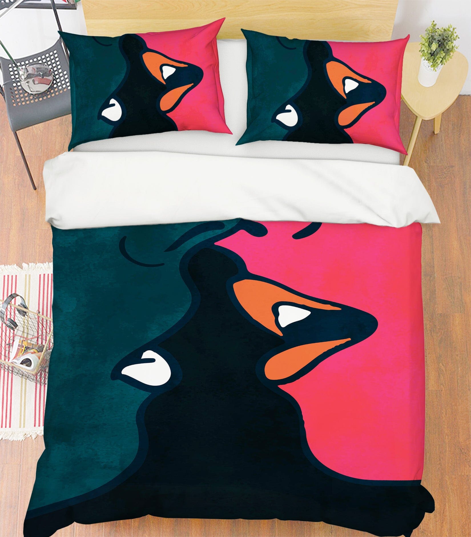3D The Kiss-cc 2119 Boris Draschoff Bedding Bed Pillowcases Quilt Quiet Covers AJ Creativity Home
