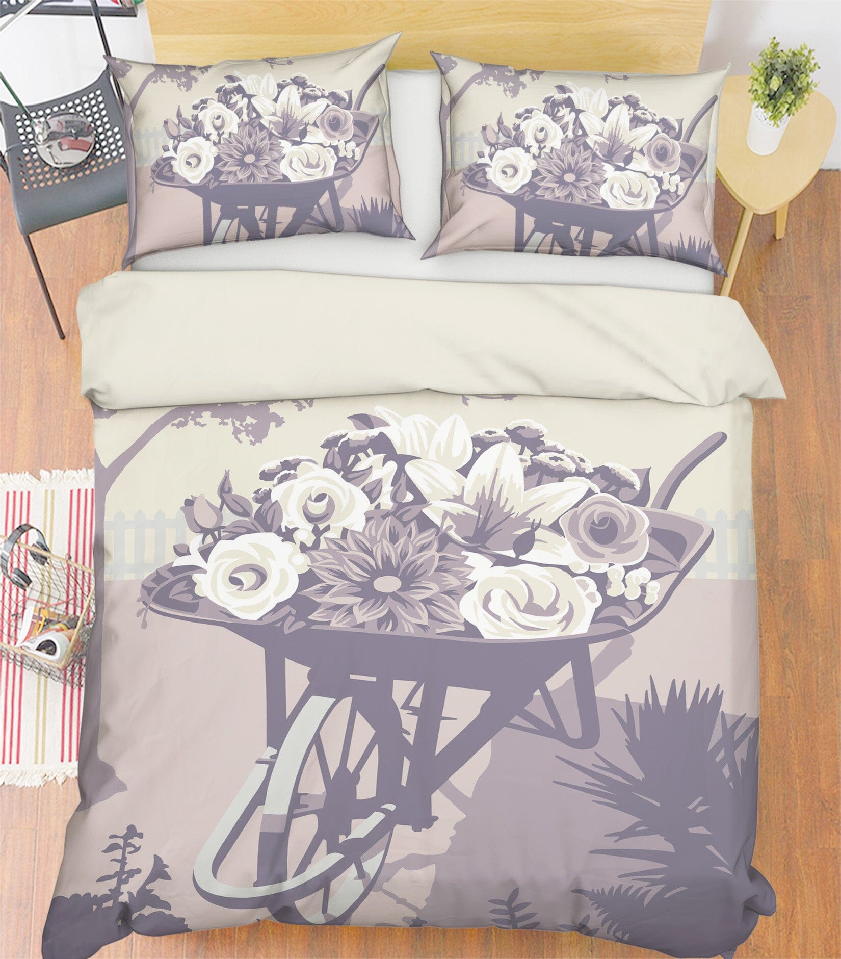 3D Chelsea Flower Show 2010 Steve Read Bedding Bed Pillowcases Quilt Quiet Covers AJ Creativity Home