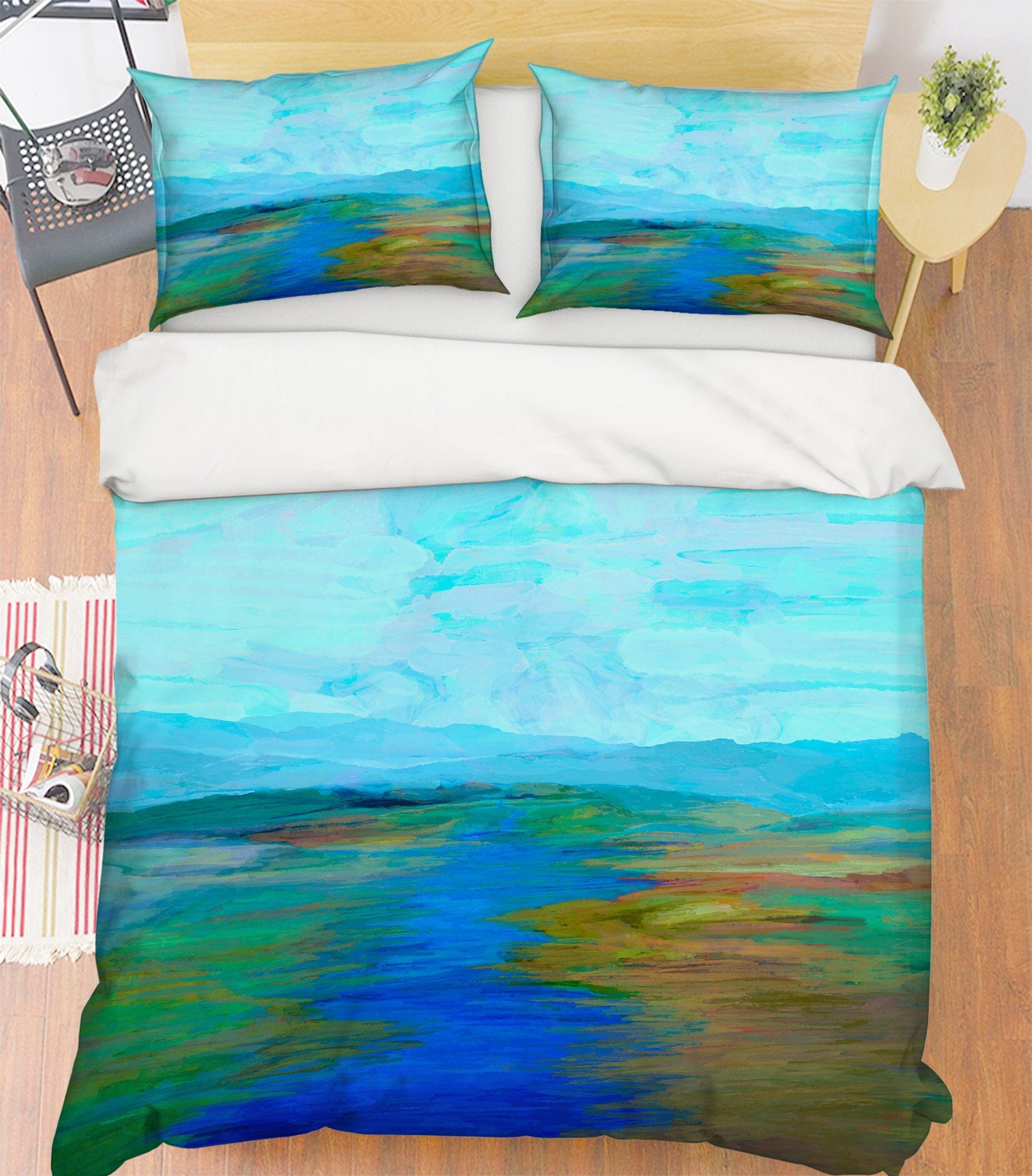 3D Undersea Channel 2114 Michael Tienhaara Bedding Bed Pillowcases Quilt Quiet Covers AJ Creativity Home