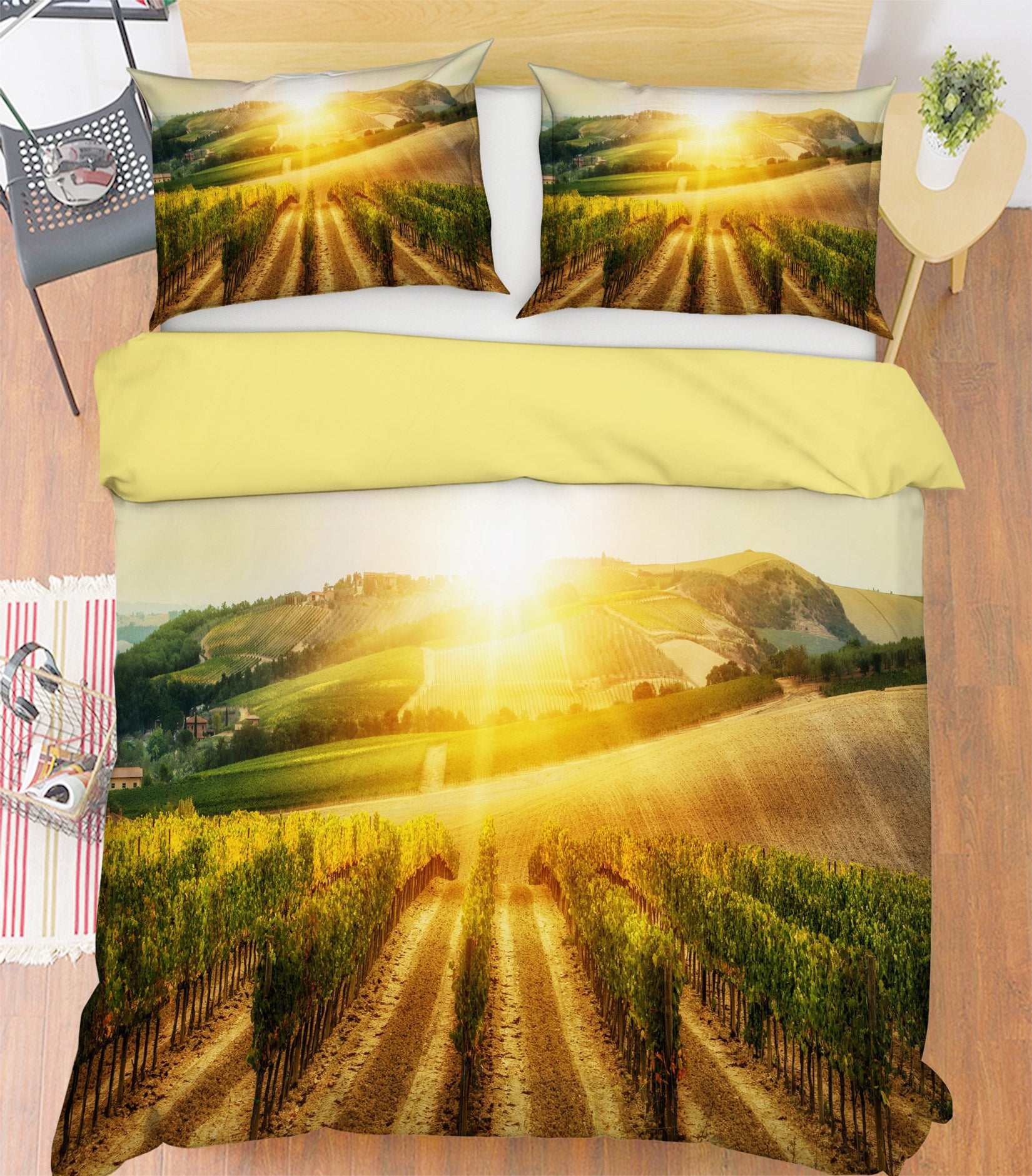 3D Sunlight Path 59159 Bed Pillowcases Quilt