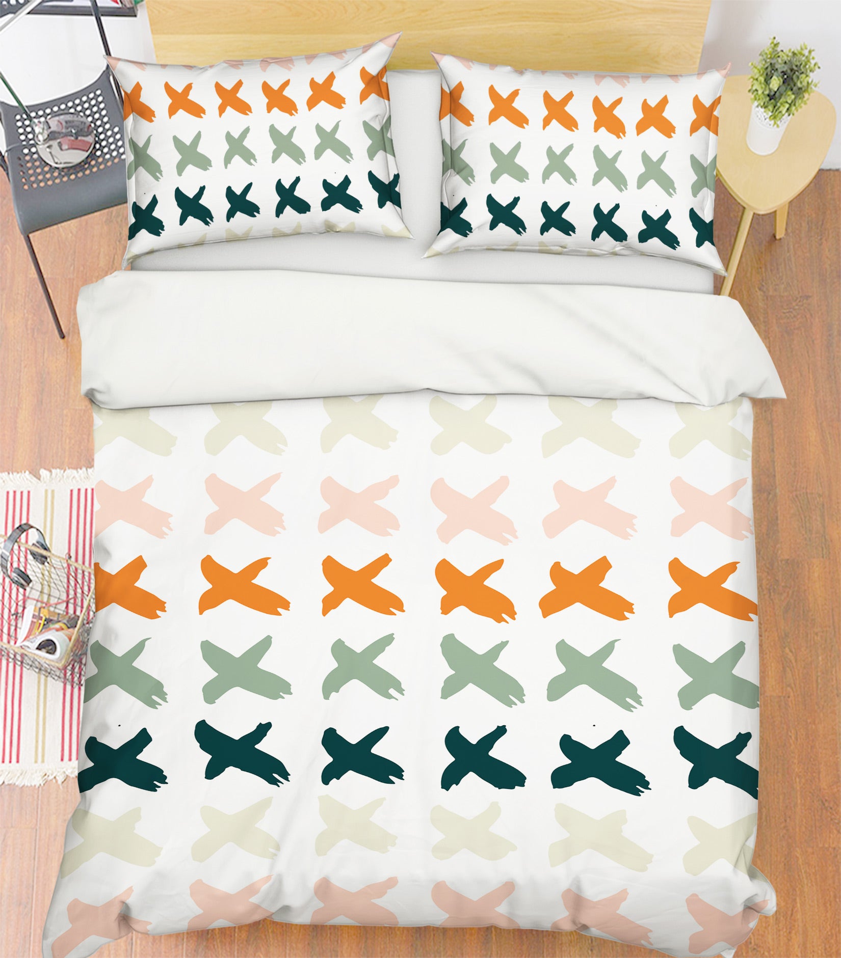 3D Colorful Cross 109159 Kashmira Jayaprakash Bedding Bed Pillowcases Quilt