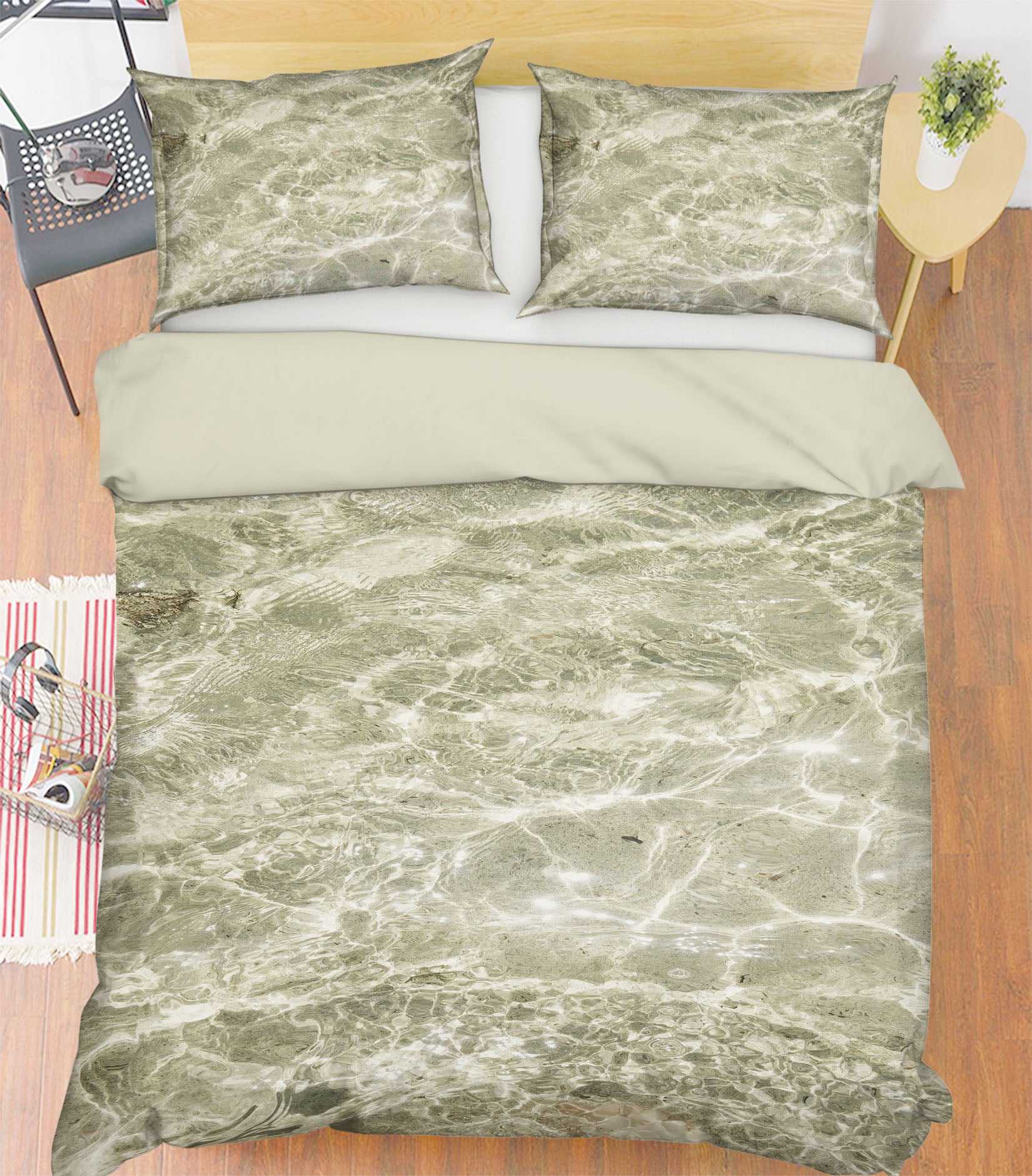 3D Marble Pattern 16056 Bed Pillowcases Quilt