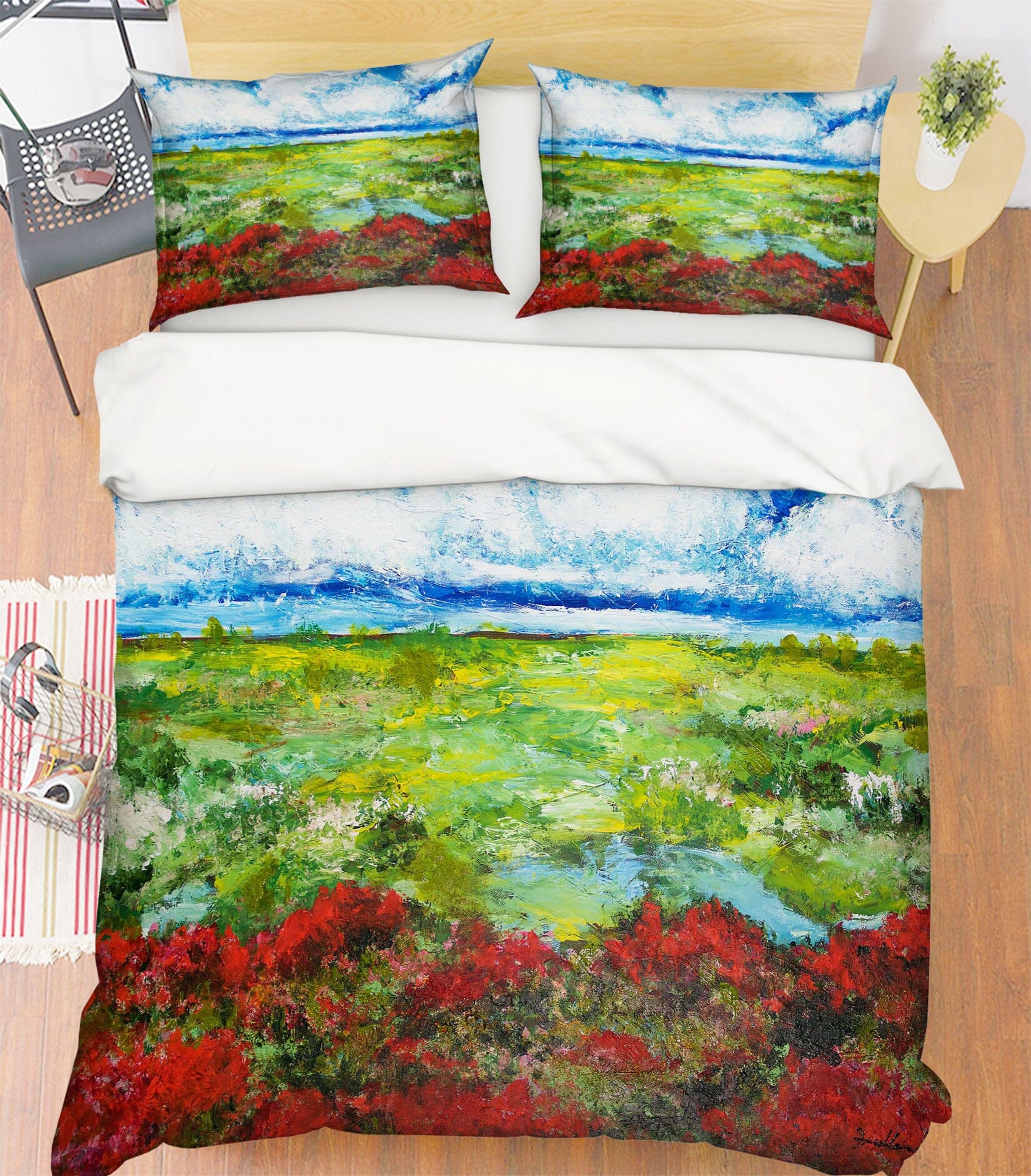3D Red Berries 1131 Allan P. Friedlander Bedding Bed Pillowcases Quilt Quiet Covers AJ Creativity Home