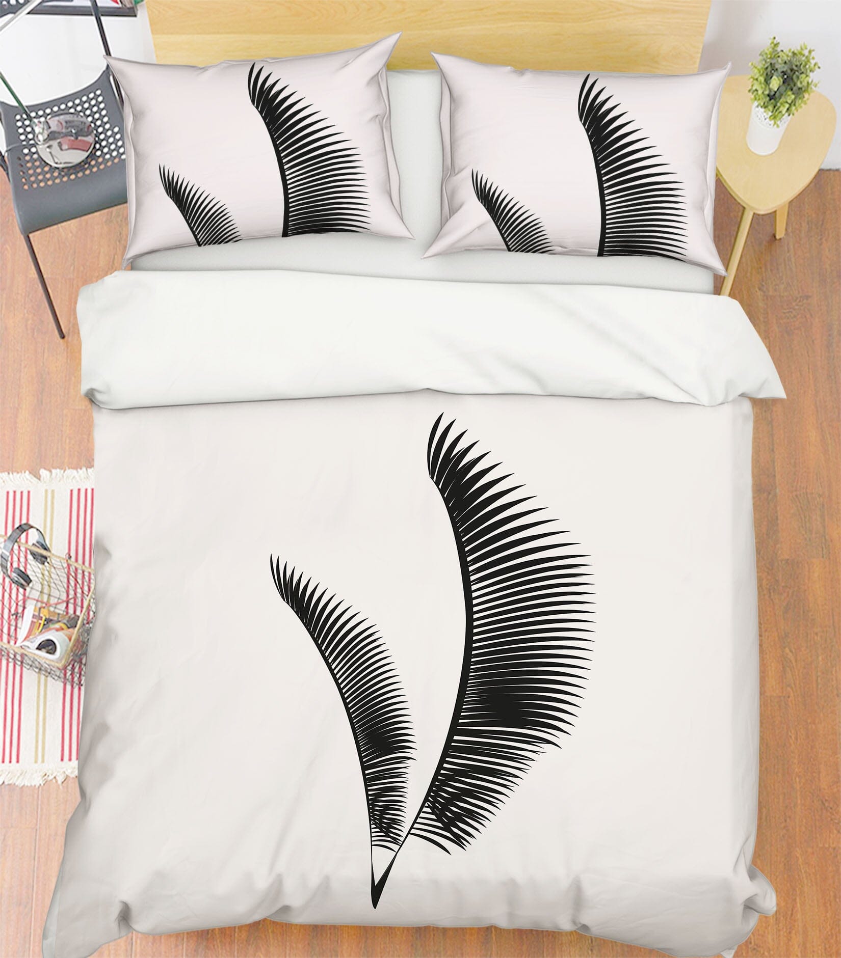 3D Painting Leaves 147 Boris Draschoff Bedding Bed Pillowcases Quilt Quiet Covers AJ Creativity Home