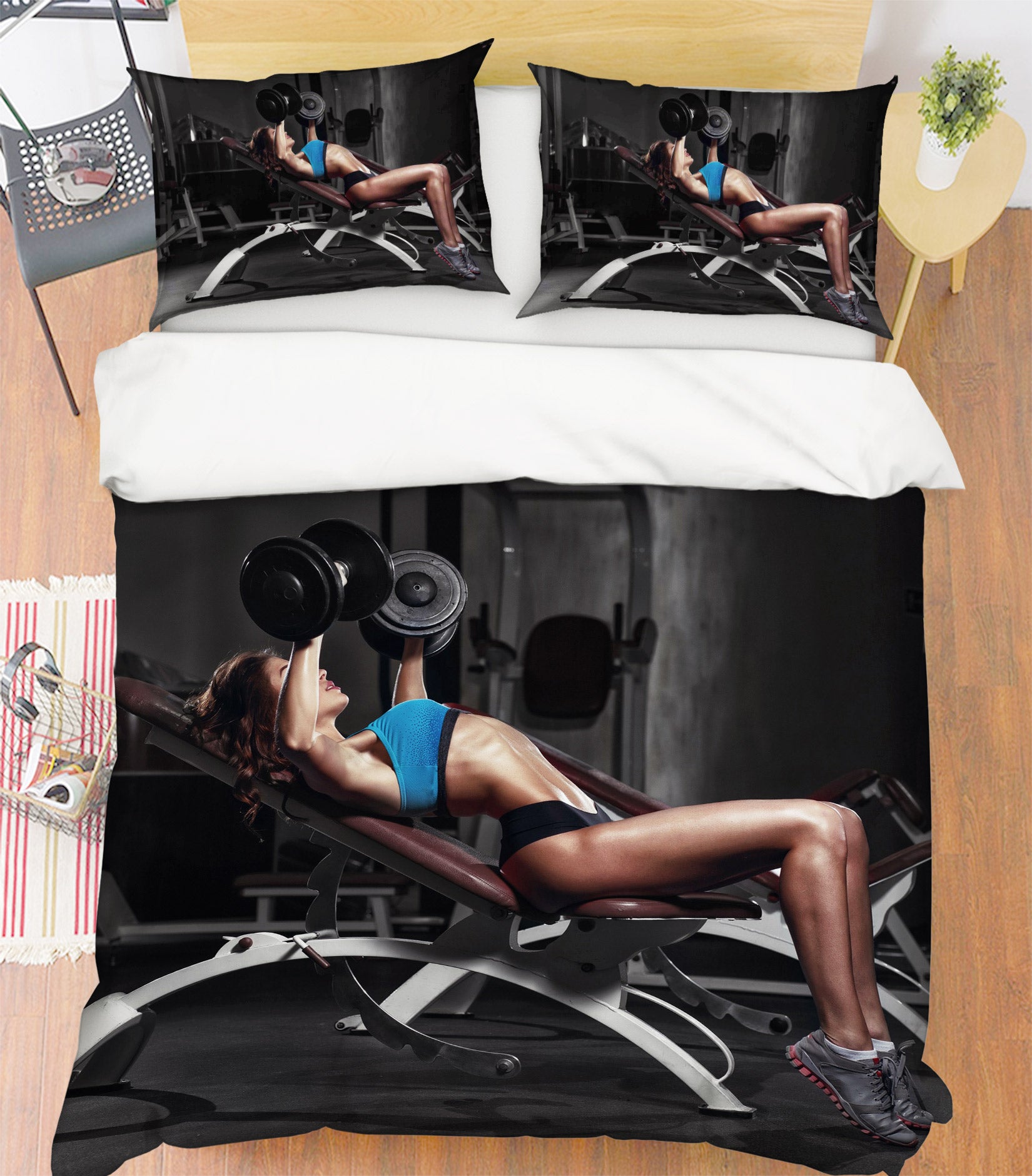 3D Fitness 14113 Bed Pillowcases Quilt