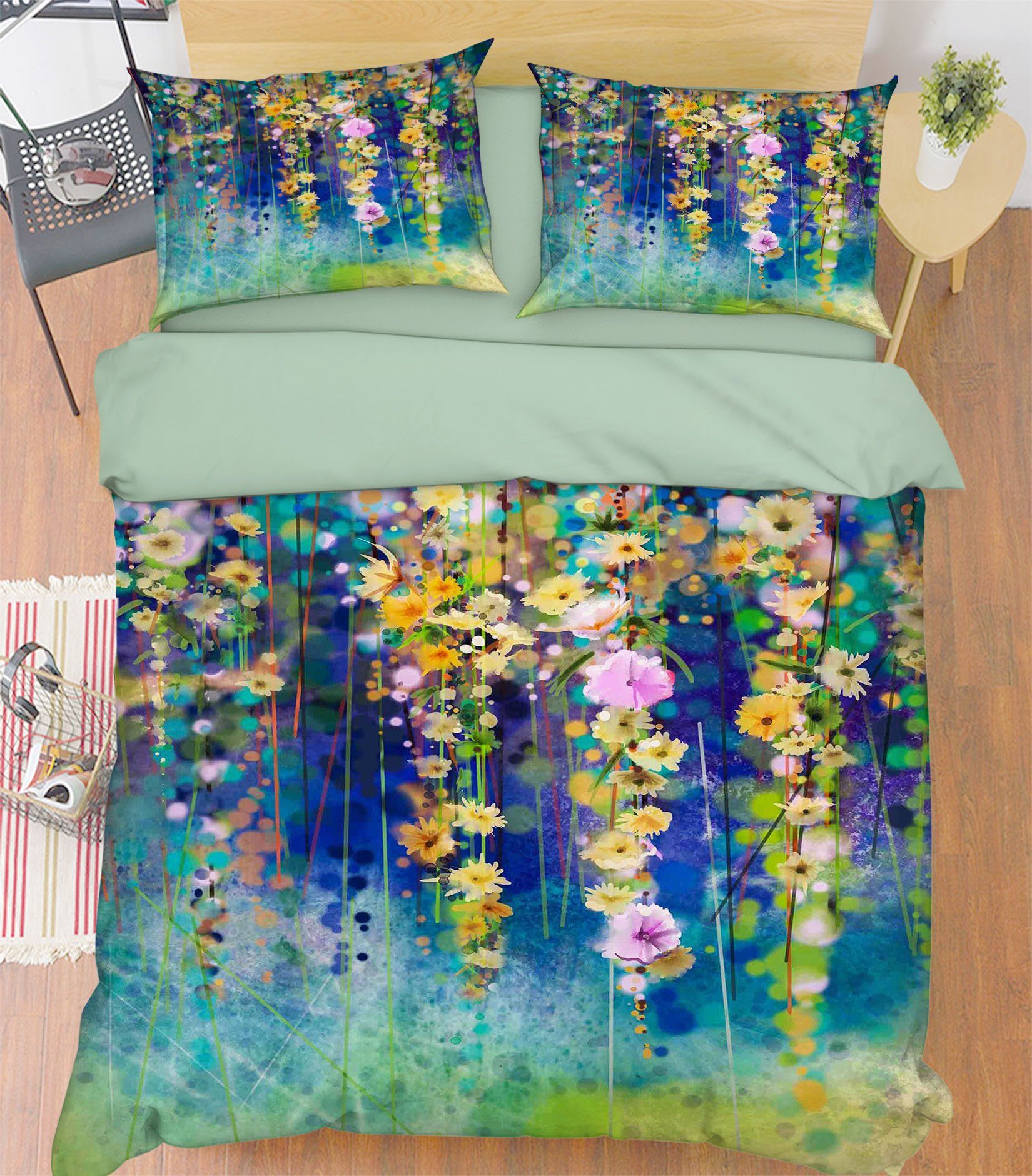3D Flowers Vines 186 Bed Pillowcases Quilt Wallpaper AJ Wallpaper