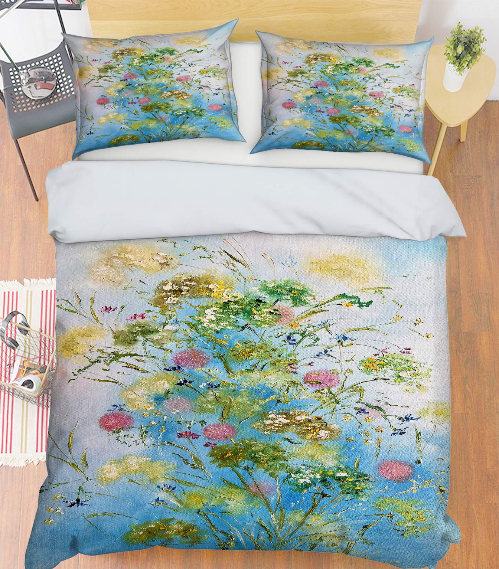 3D Green Flower Ball 517 Skromova Marina Bedding Bed Pillowcases Quilt
